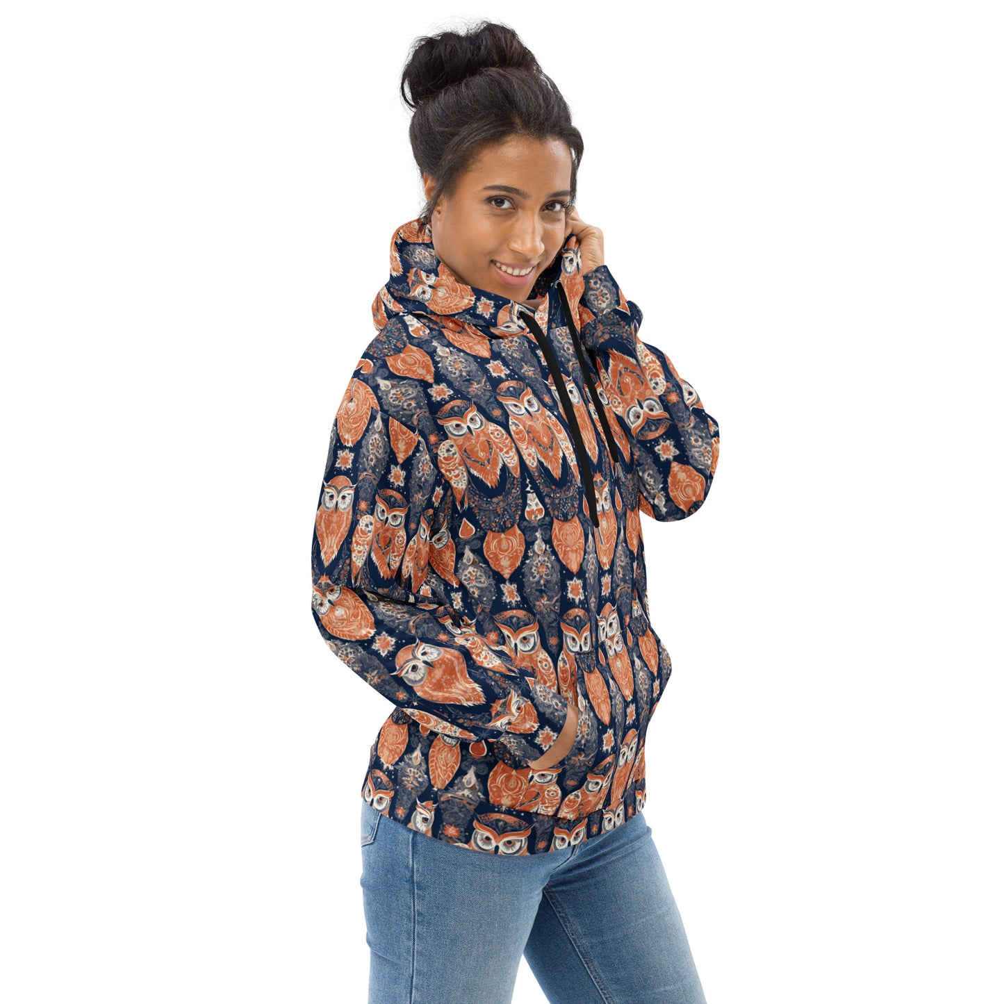 PGP Holiday Unisex Hoodie - Ivory Embers Print | Soft, Cozy & Stylish