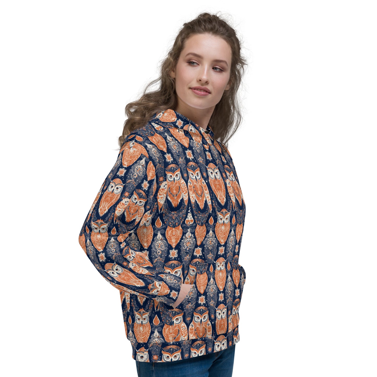 PGP Holiday Unisex Hoodie - Ivory Embers Print | Soft, Cozy & Stylish