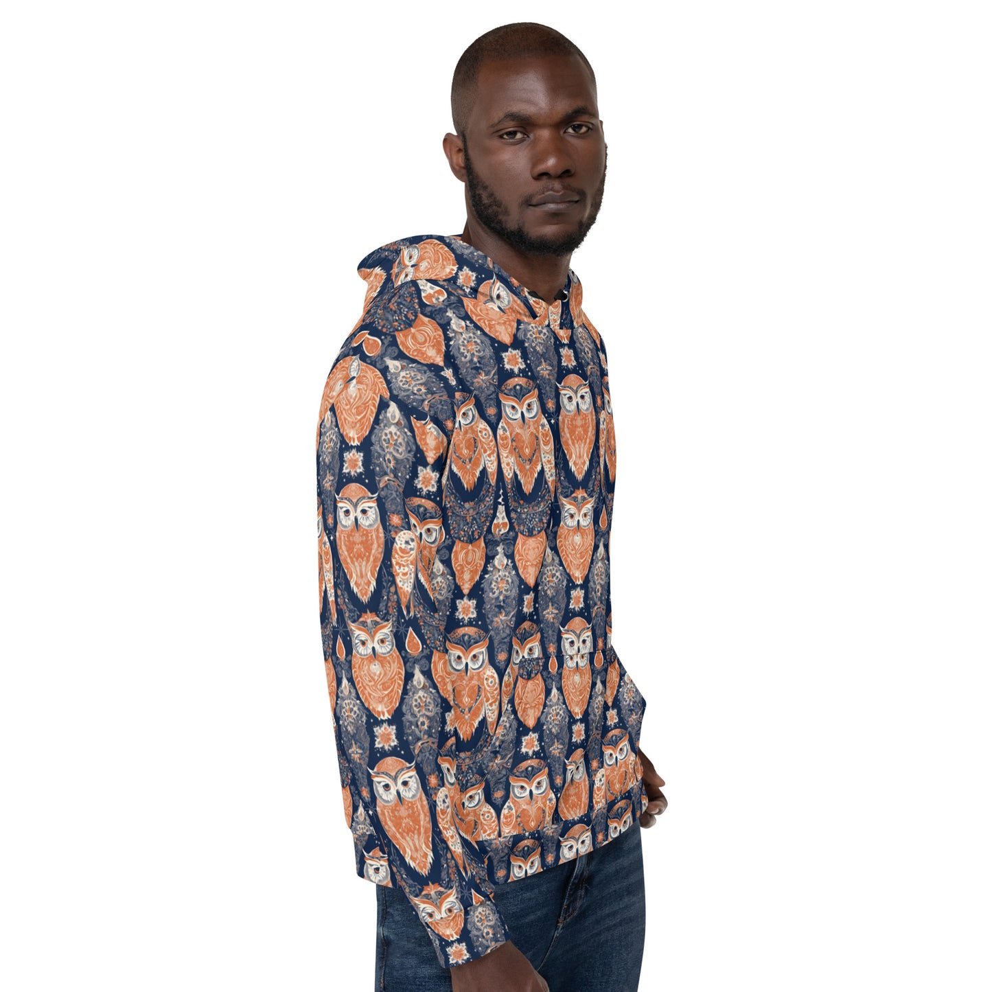 PGP Holiday Unisex Hoodie - Ivory Embers Print | Soft, Cozy & Stylish