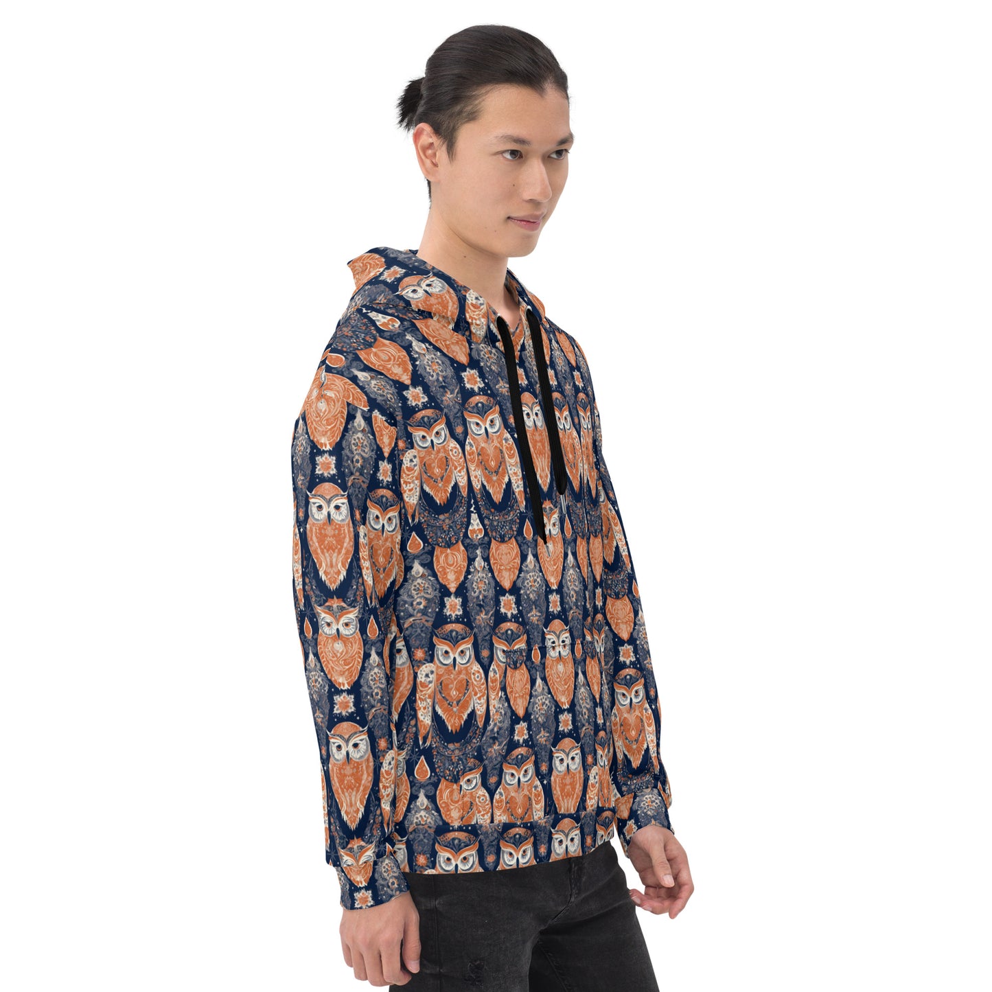 PGP Holiday Unisex Hoodie - Ivory Embers Print | Soft, Cozy & Stylish
