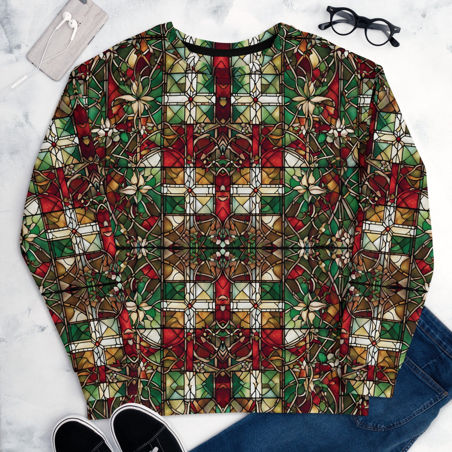 PGP Holiday Red & Green Highlands Unisex Sweatshirt – Cozy & Stylish