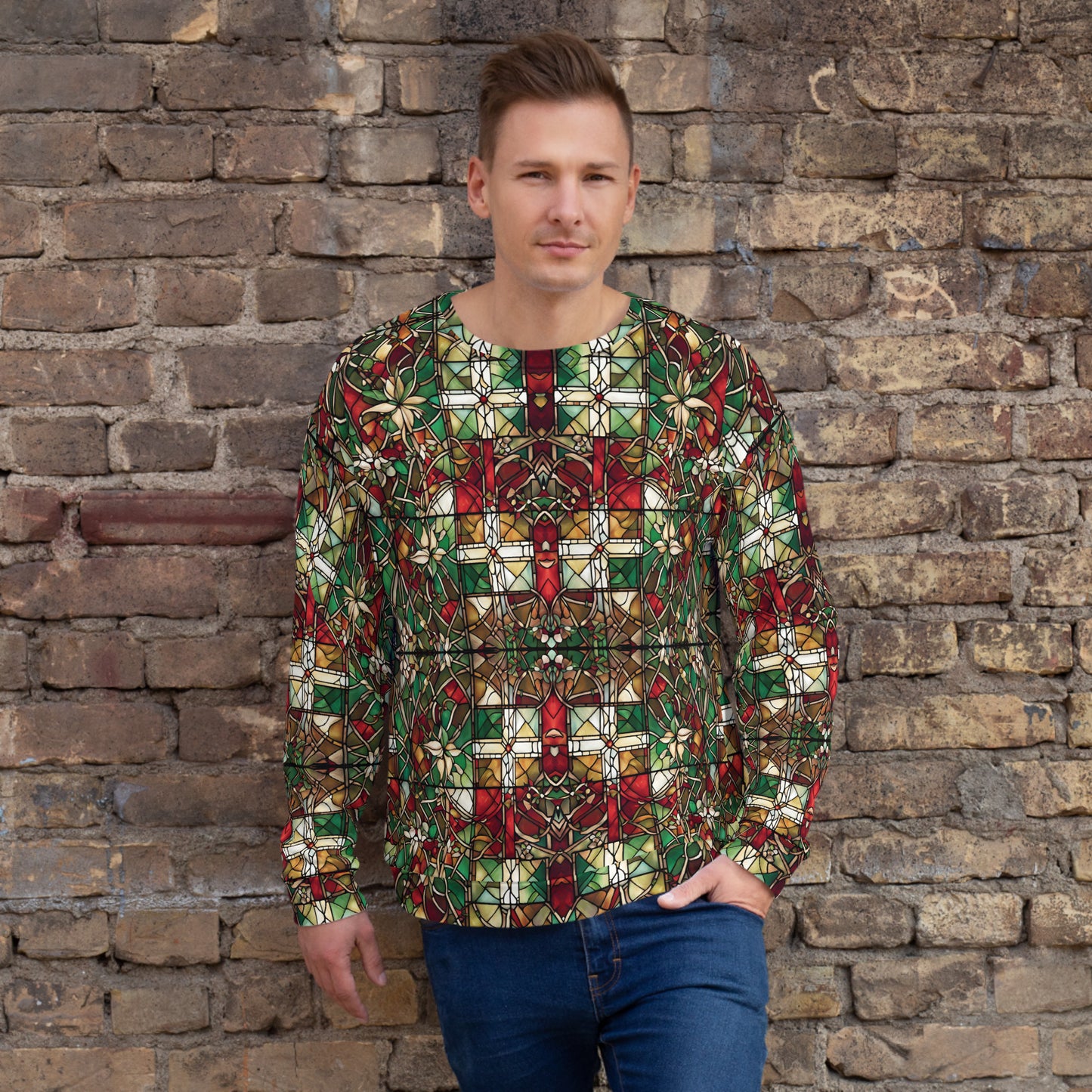 PGP Holiday Red & Green Highlands Unisex Sweatshirt – Cozy & Stylish