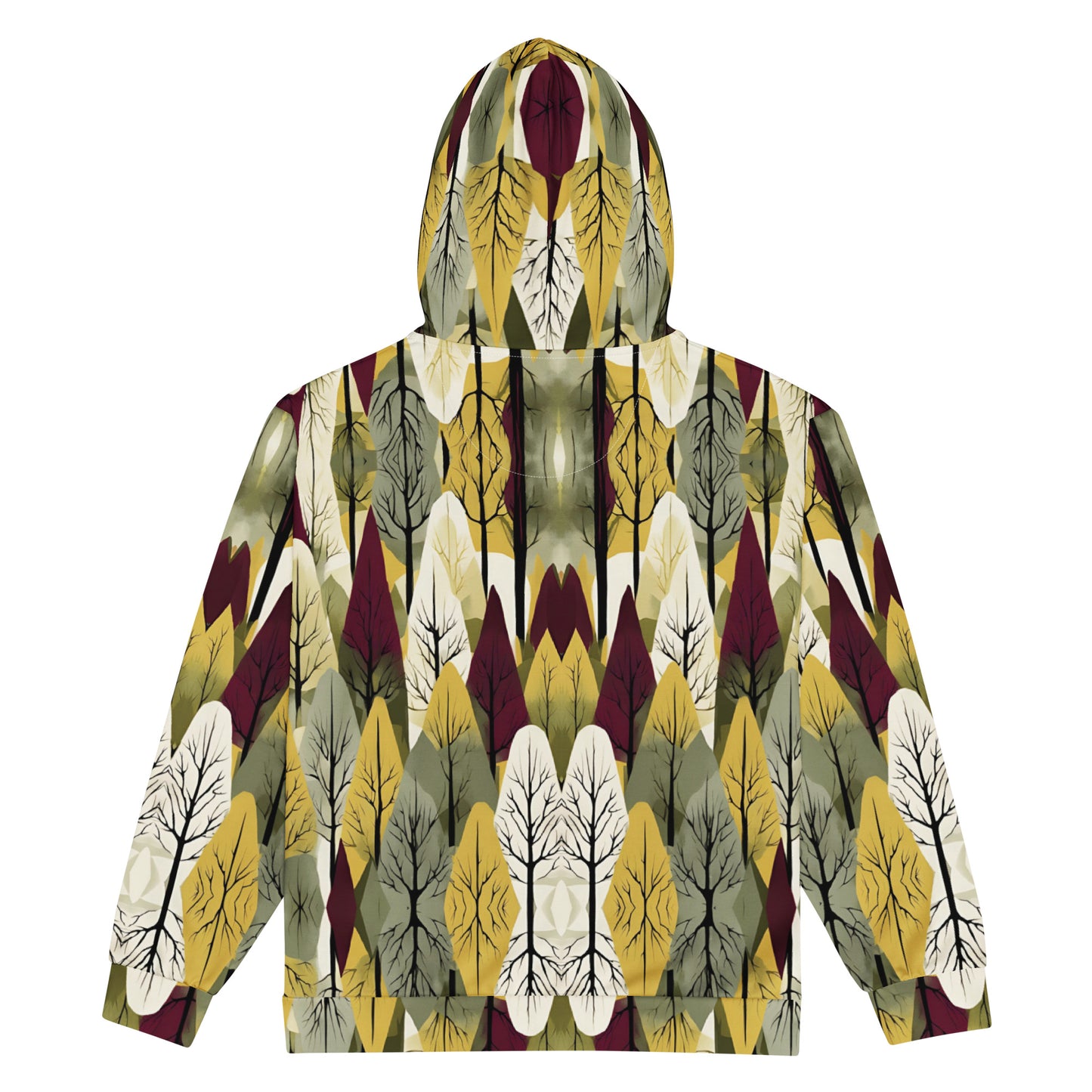 PGP Holiday First Snow Unisex Zip Hoodie - Mid-Century Modern Inspired Print | Sustainable & Comfortable