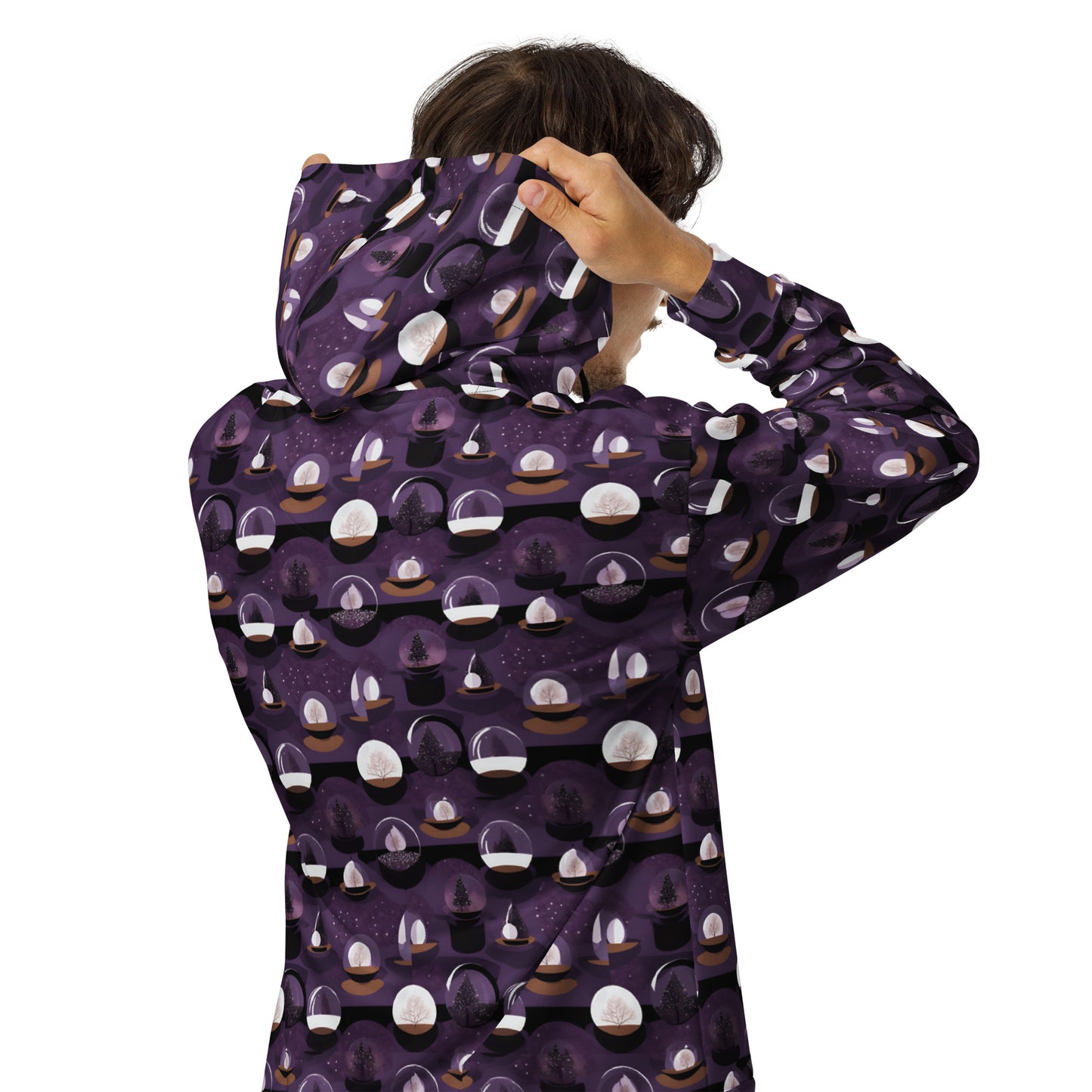 PGP Holiday Twilighted Unisex Zip Hoodie - Mid-Century Modern Inspired Print | Comfortable & Stylish