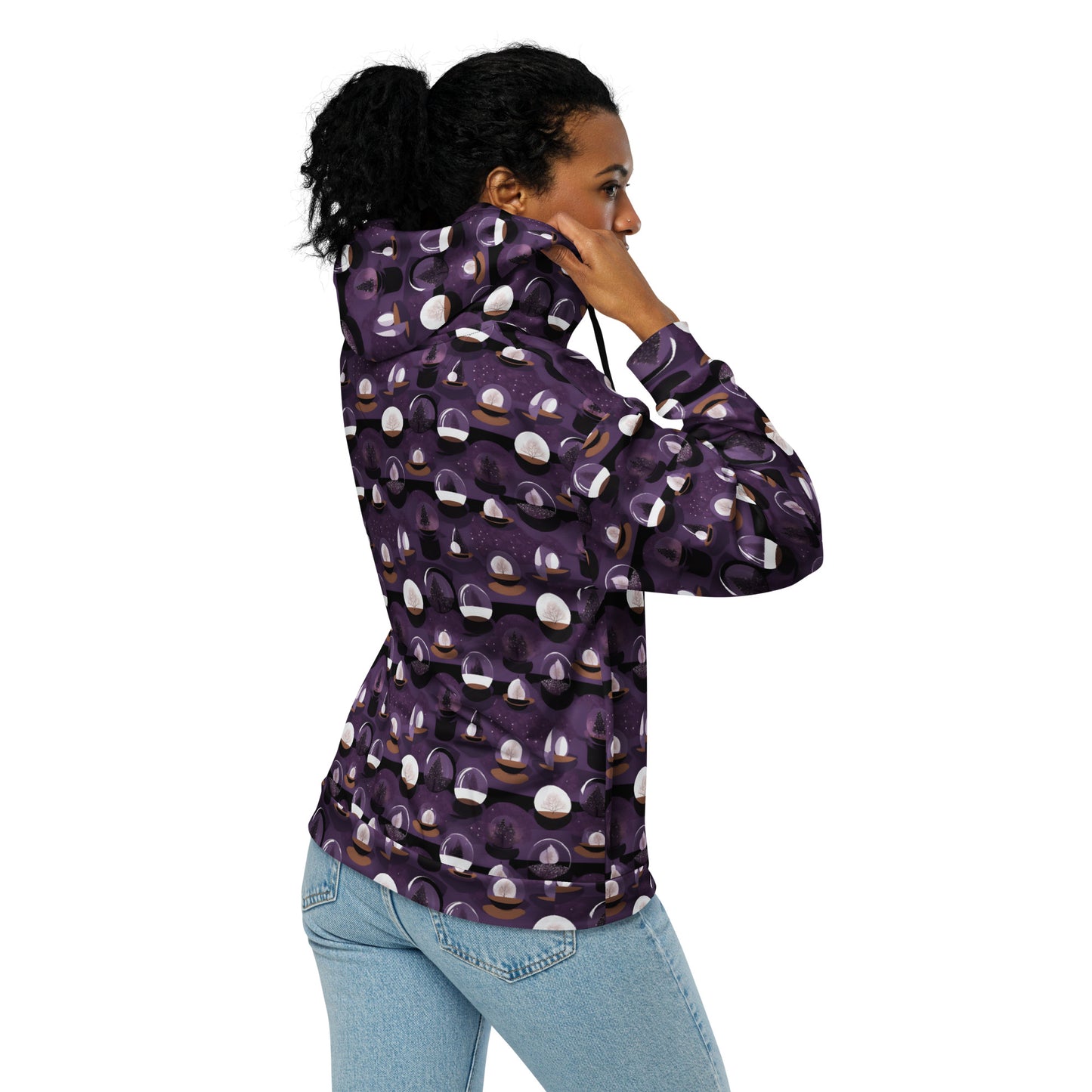 PGP Holiday Twilighted Unisex Zip Hoodie - Mid-Century Modern Inspired Print | Comfortable & Stylish