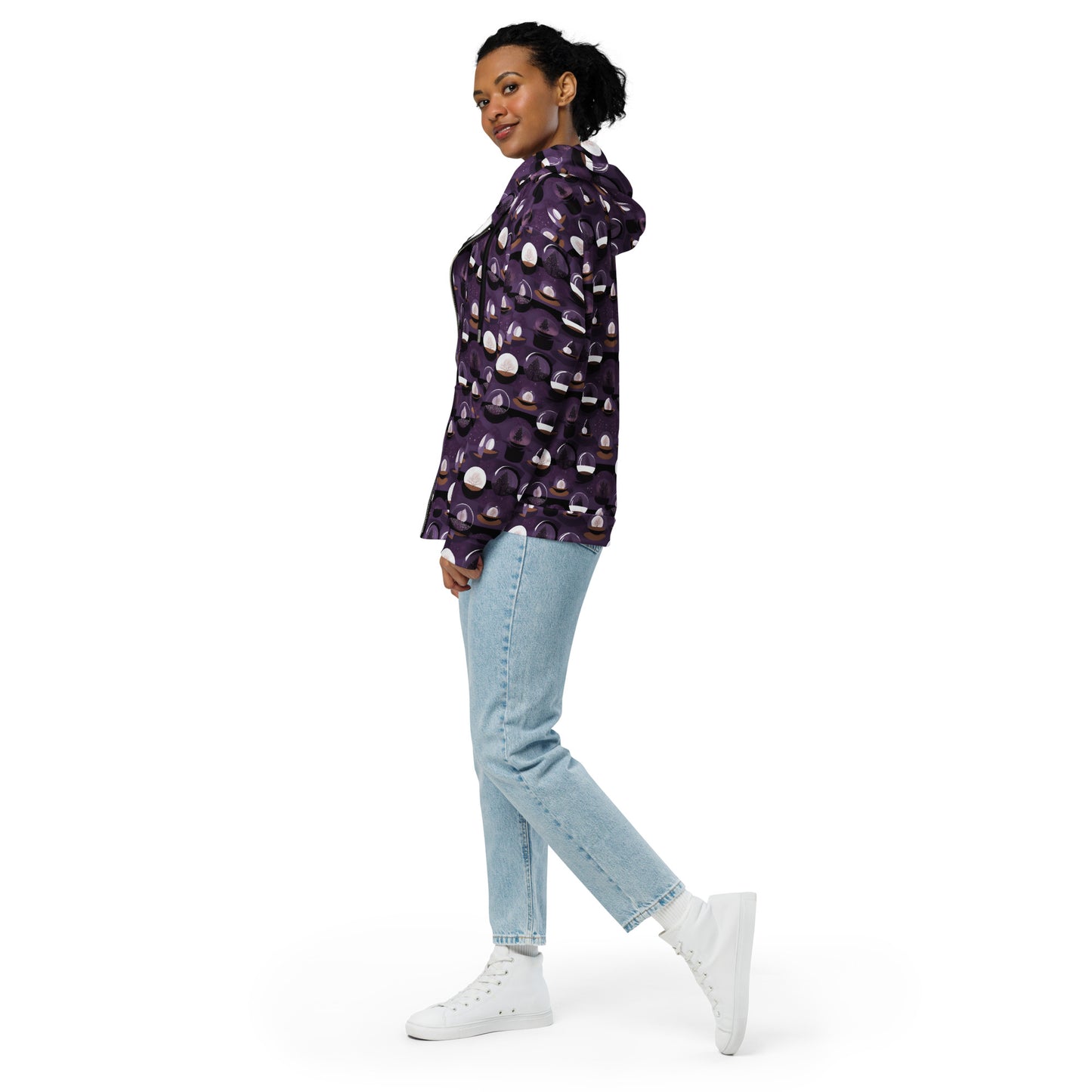 PGP Holiday Twilighted Unisex Zip Hoodie - Mid-Century Modern Inspired Print | Comfortable & Stylish