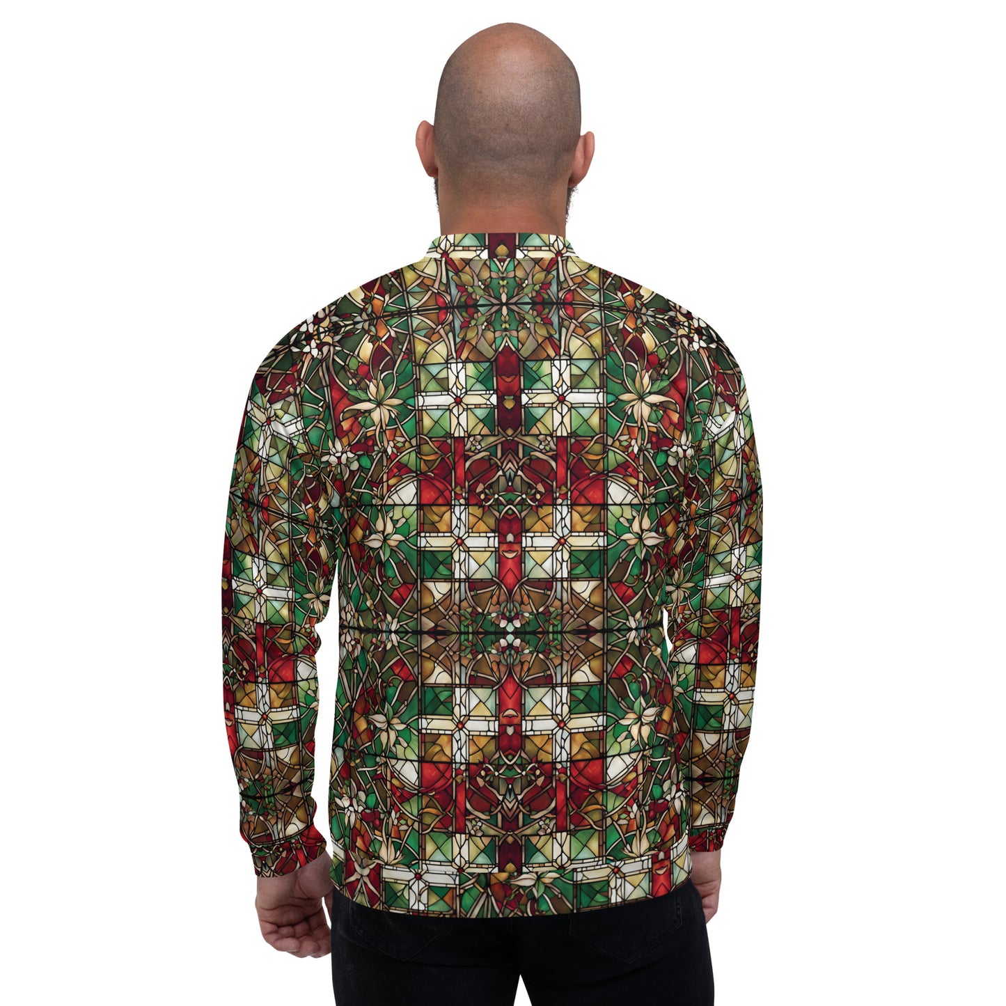 PGP Holiday Red & Green Highlands Unisex Bomber Jacket – Festive Style & Comfort