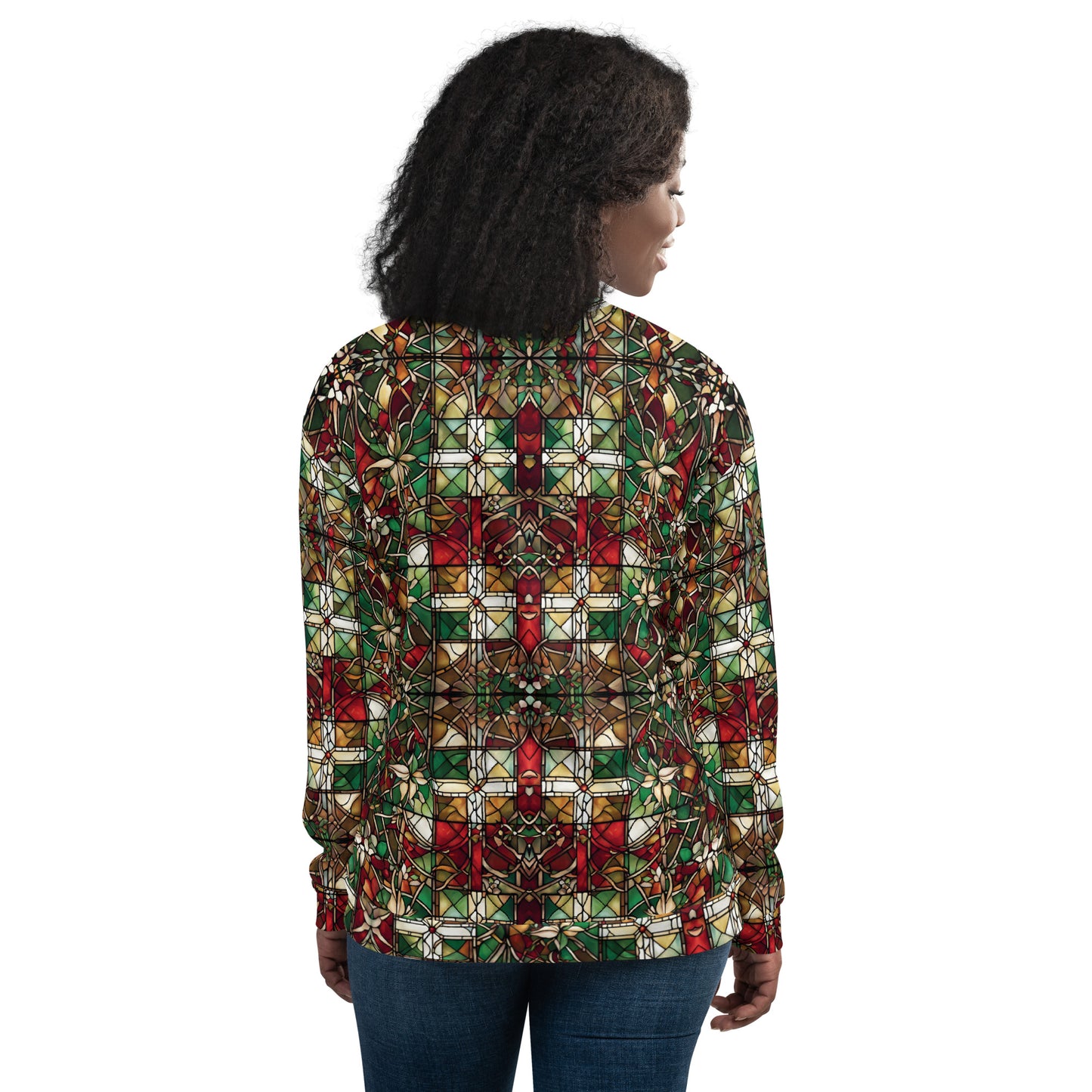 PGP Holiday Red & Green Highlands Unisex Bomber Jacket – Festive Style & Comfort