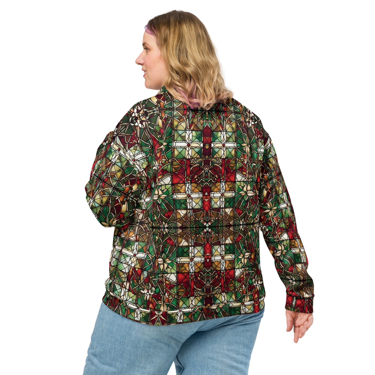 PGP Holiday Red & Green Highlands Unisex Bomber Jacket – Festive Style & Comfort