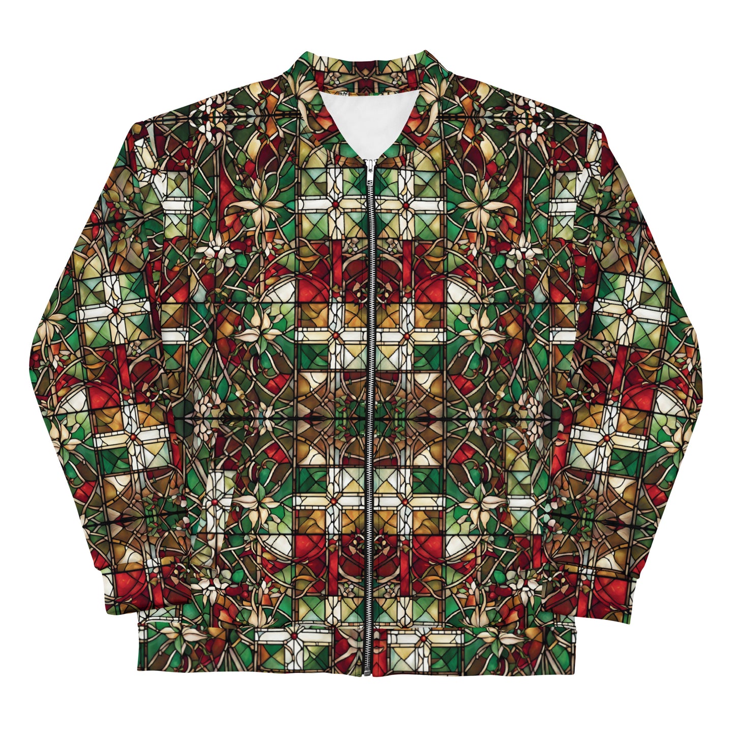 PGP Holiday Red & Green Highlands Unisex Bomber Jacket – Festive Style & Comfort