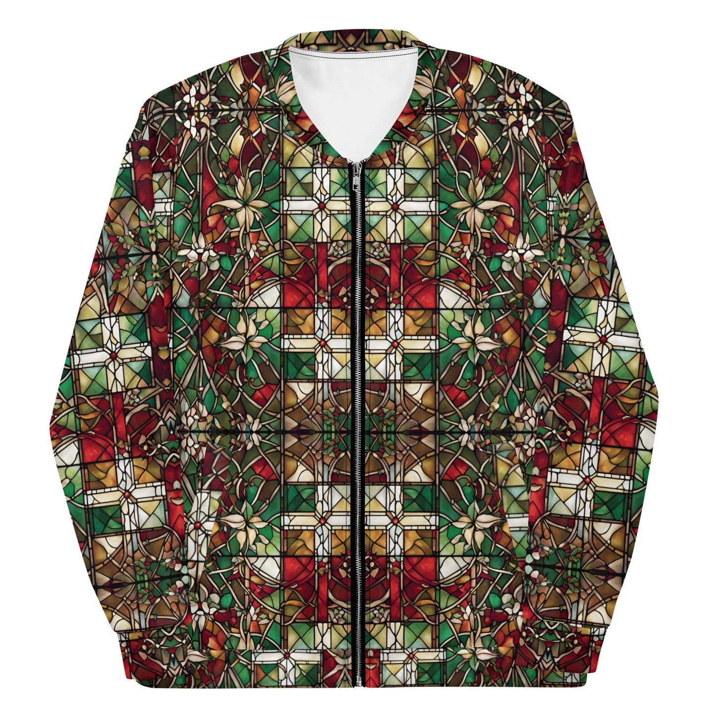 PGP Holiday Red & Green Highlands Unisex Bomber Jacket – Festive Style & Comfort