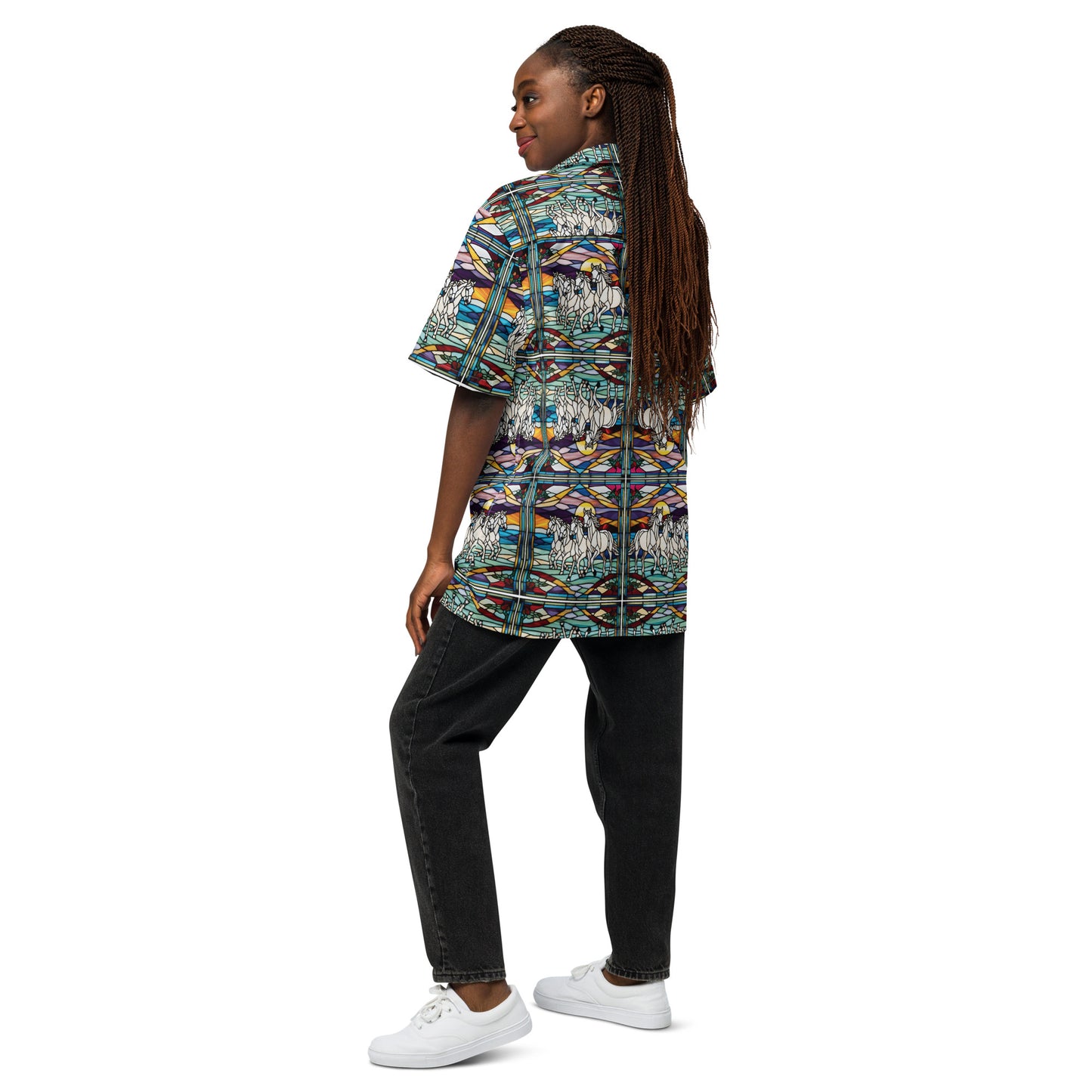 PGP Holiday Season's Wings Unisex Button Shirt – Perfect for Layered Winter Looks