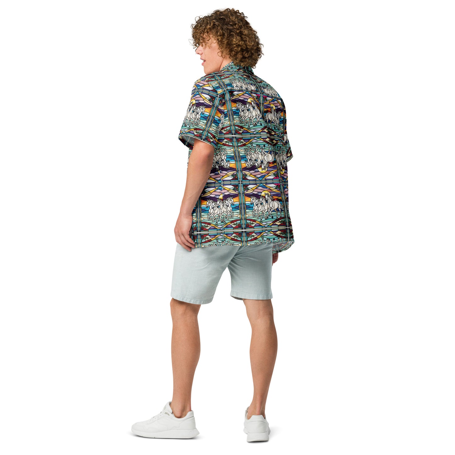 PGP Holiday Season's Wings Unisex Button Shirt – Perfect for Layered Winter Looks
