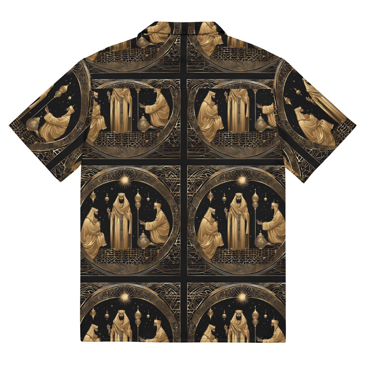PGP Holiday Felis Día de Reyes Unisex Button Shirt – Lightweight, Moisture-Wicking, Perfect for the Dancefloor
