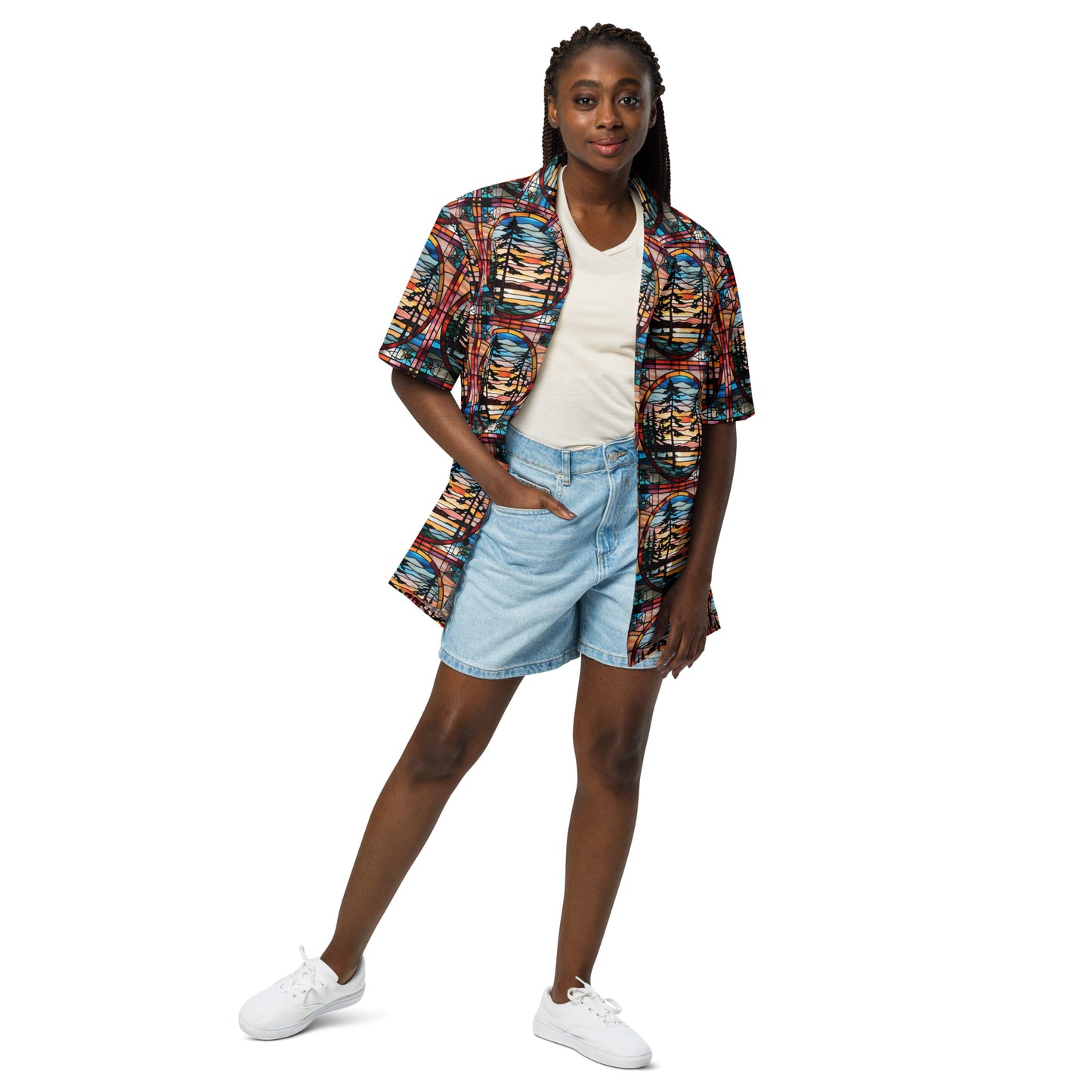 PGP Holiday Holiday Hemlock Unisex Button Shirt – Perfect for Layered Winter Looks