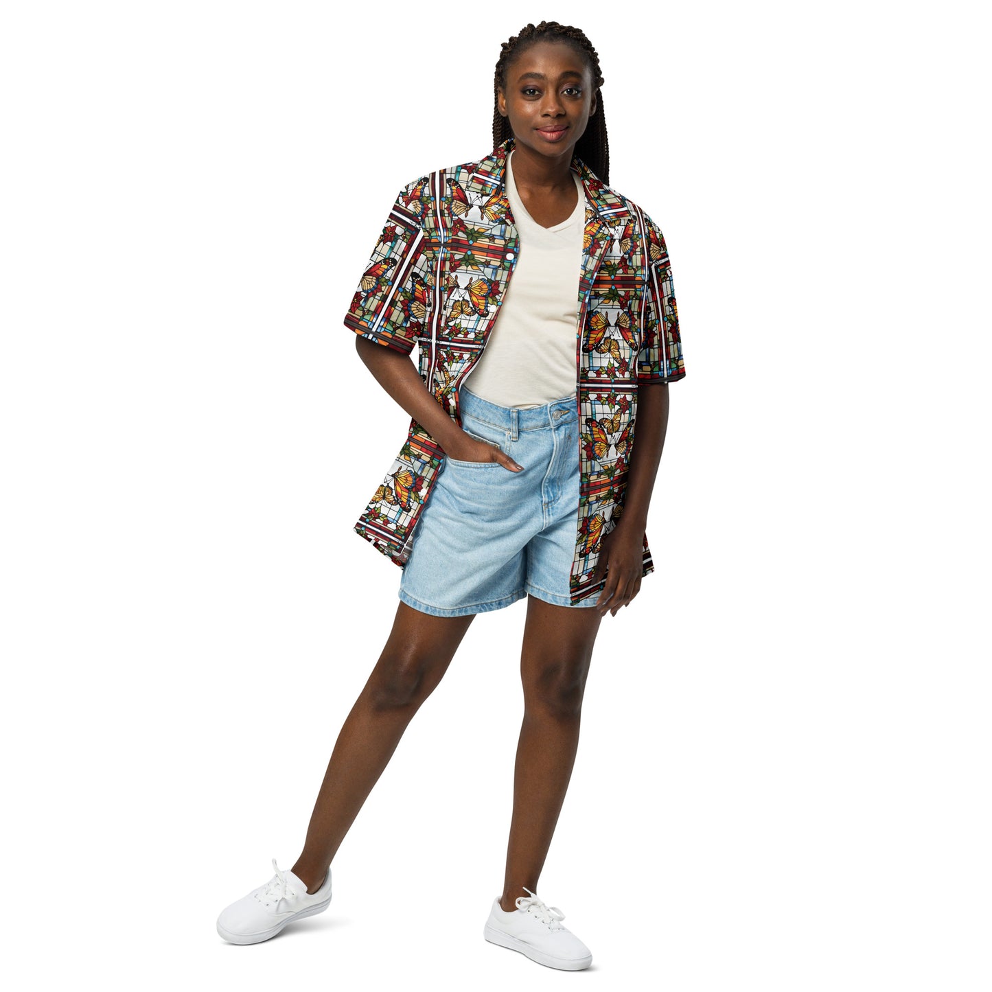 PGP Holiday Season's Wings Unisex Button Shirt – Perfect for Layered Winter Looks