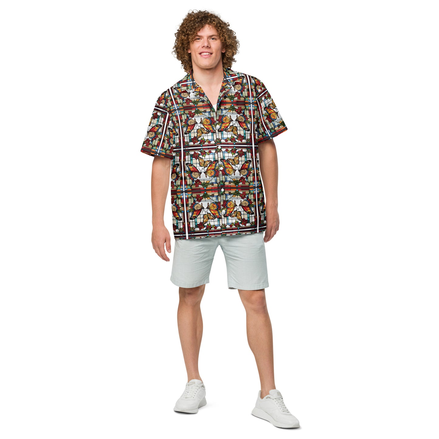 PGP Holiday Season's Wings Unisex Button Shirt – Perfect for Layered Winter Looks
