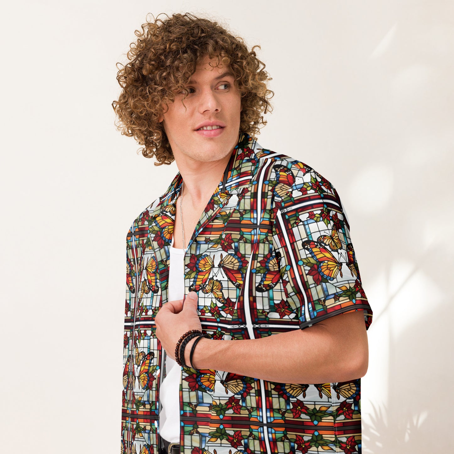 PGP Holiday Season's Wings Unisex Button Shirt – Perfect for Layered Winter Looks
