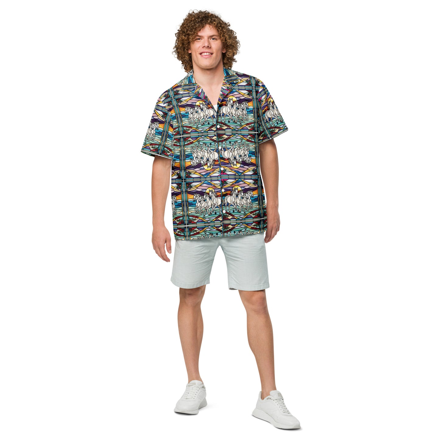 PGP Holiday Season's Wings Unisex Button Shirt – Perfect for Layered Winter Looks