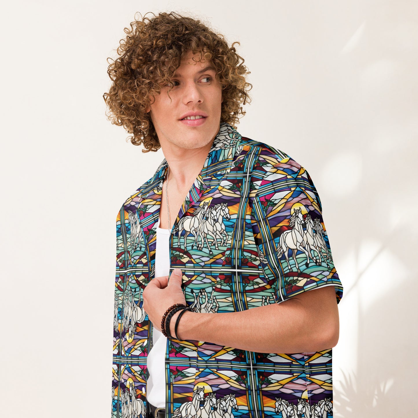 PGP Holiday Season's Wings Unisex Button Shirt – Perfect for Layered Winter Looks