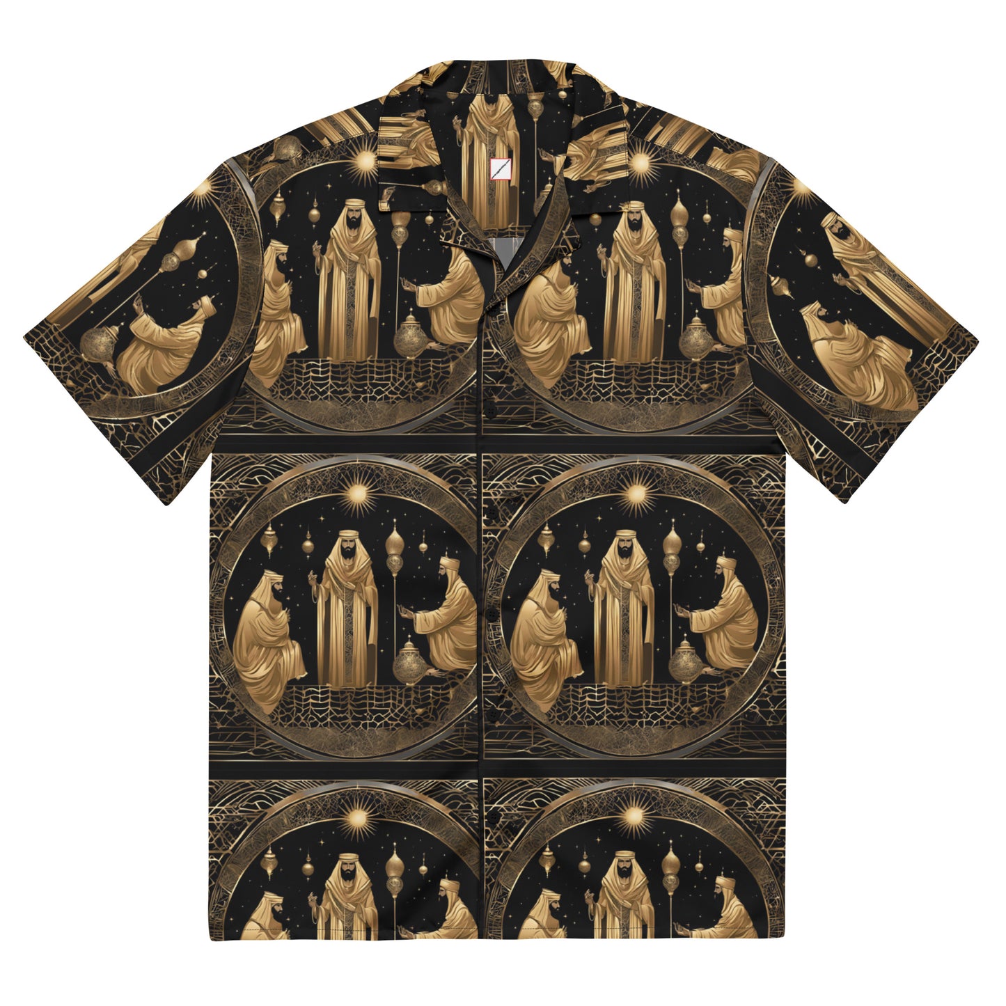 PGP Holiday Felis Día de Reyes Unisex Button Shirt – Lightweight, Moisture-Wicking, Perfect for the Dancefloor