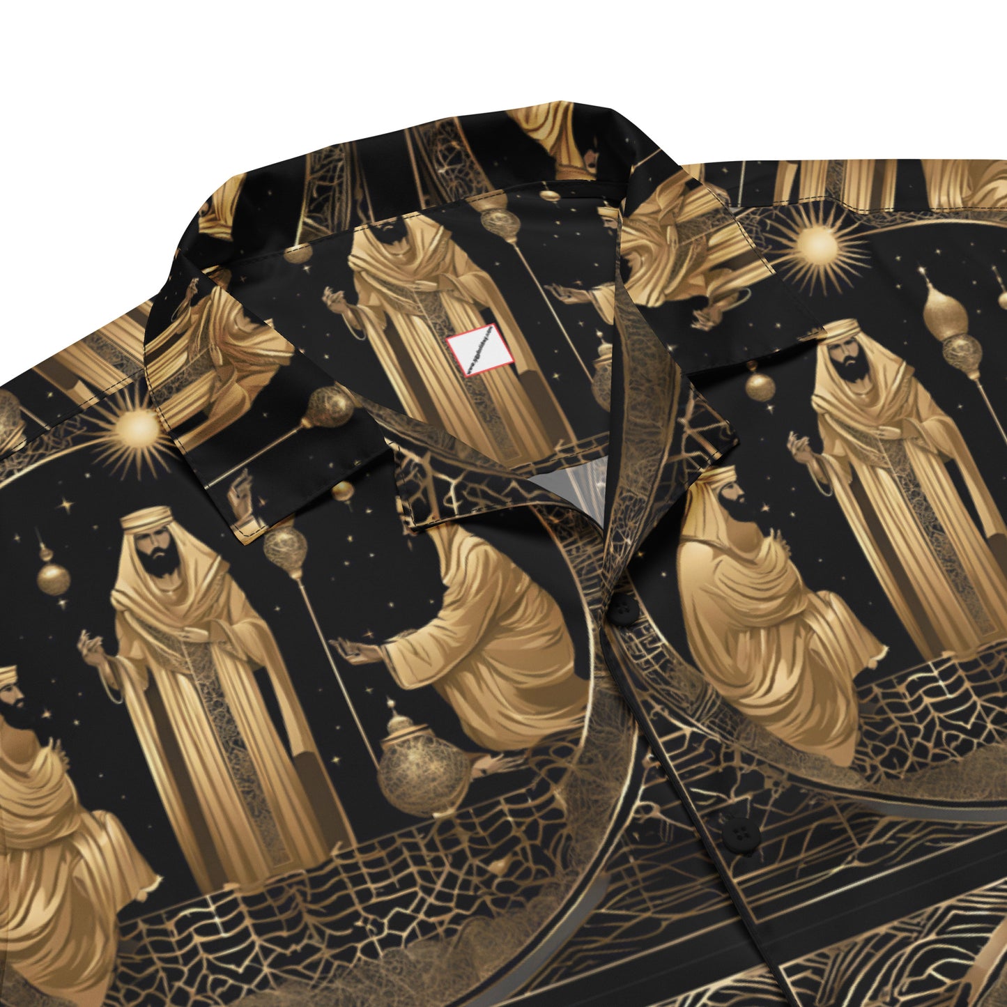 PGP Holiday Felis Día de Reyes Unisex Button Shirt – Lightweight, Moisture-Wicking, Perfect for the Dancefloor