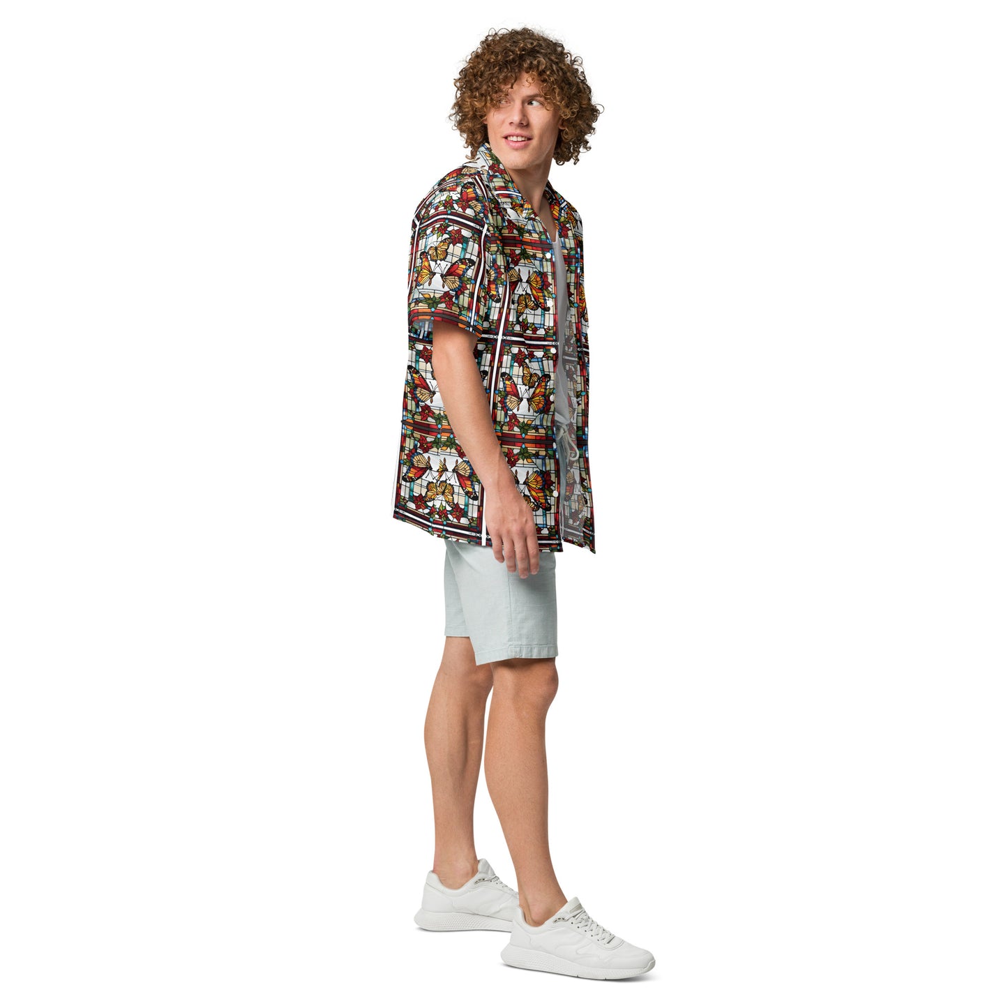 PGP Holiday Season's Wings Unisex Button Shirt – Perfect for Layered Winter Looks