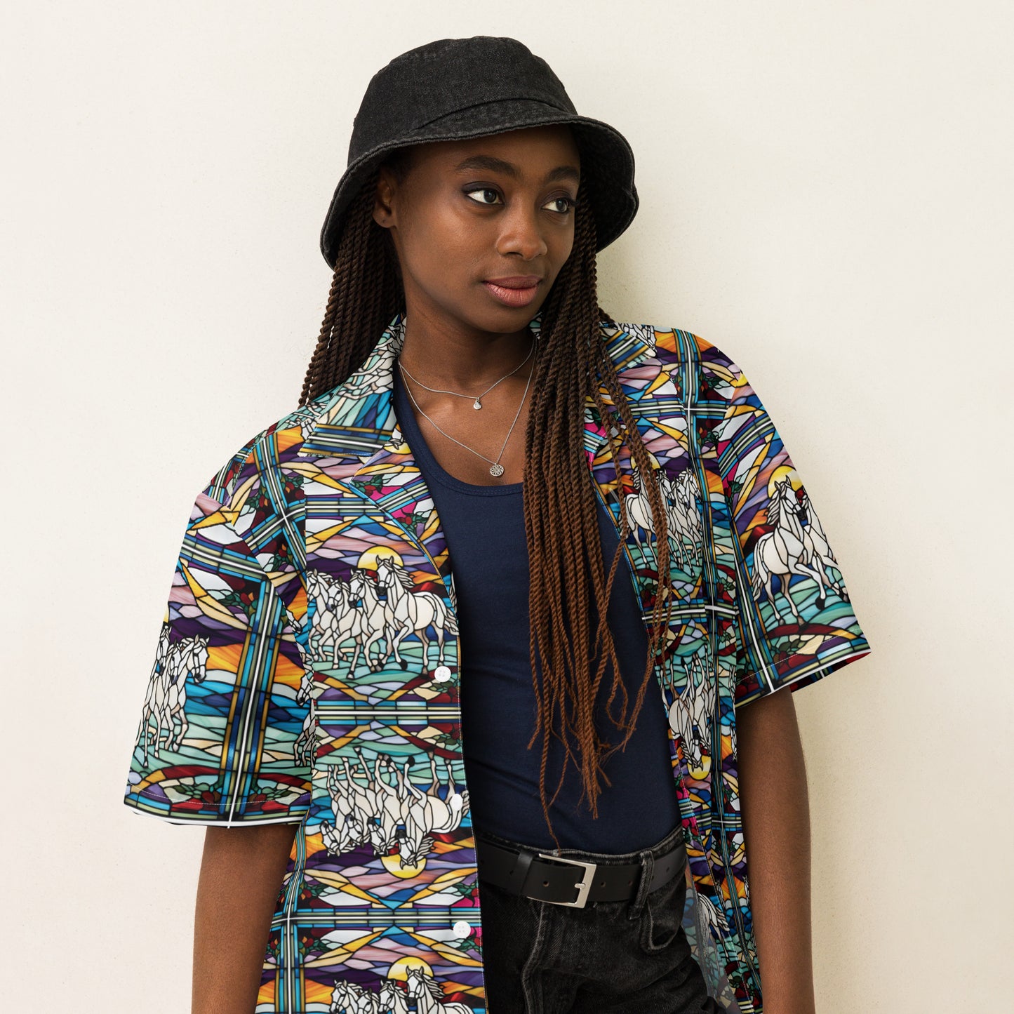 PGP Holiday Season's Wings Unisex Button Shirt – Perfect for Layered Winter Looks