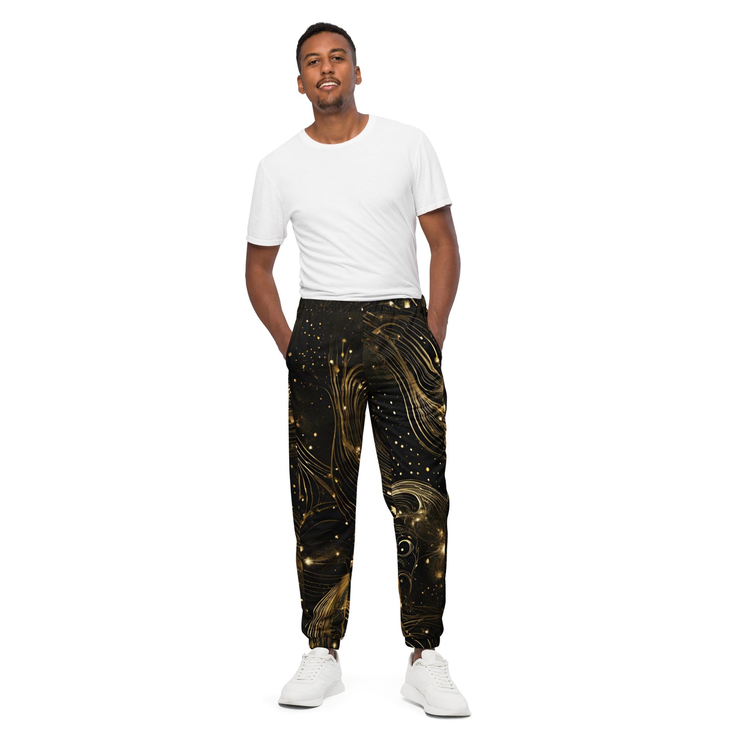 PGP Holiday Midnight Goldscape Unisex Track Pants – Stylish & Comfortable