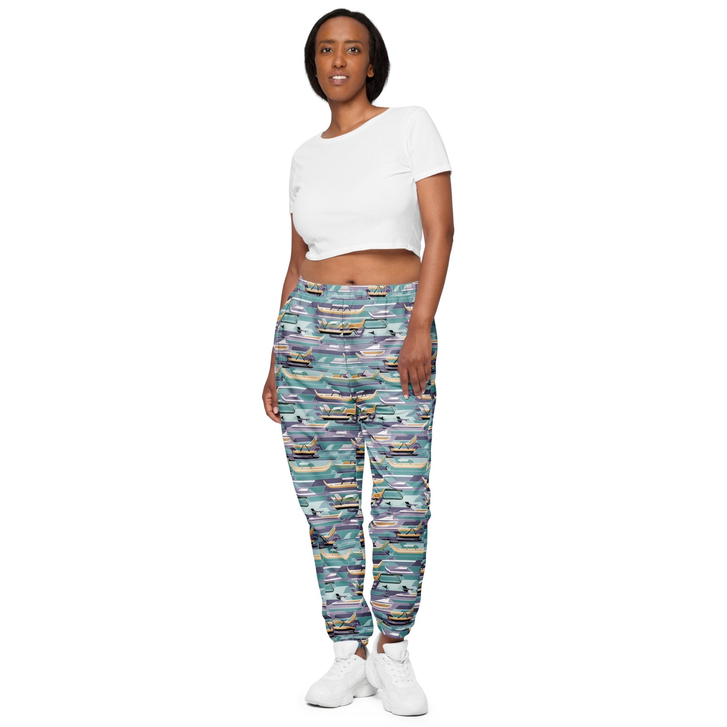 PGP Holiday Sled Scape Unisex Track Pants - Lightweight & Water-Resistant | Stylish Streetwear & Workout Gear