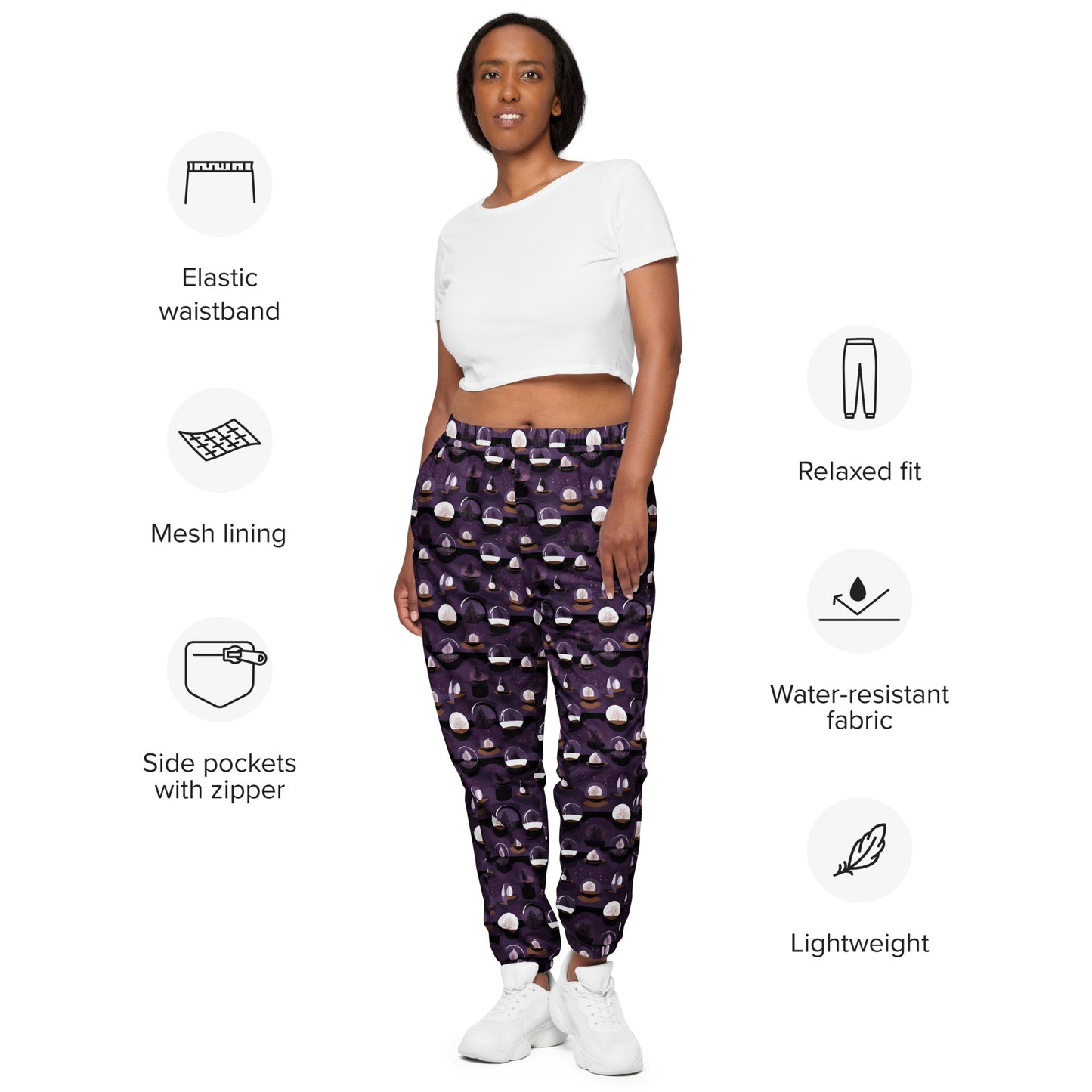 PGP Holiday Twilighted Unisex Track Pants - Lightweight & Water-Resistant | Stylish Streetwear & Workout Gear