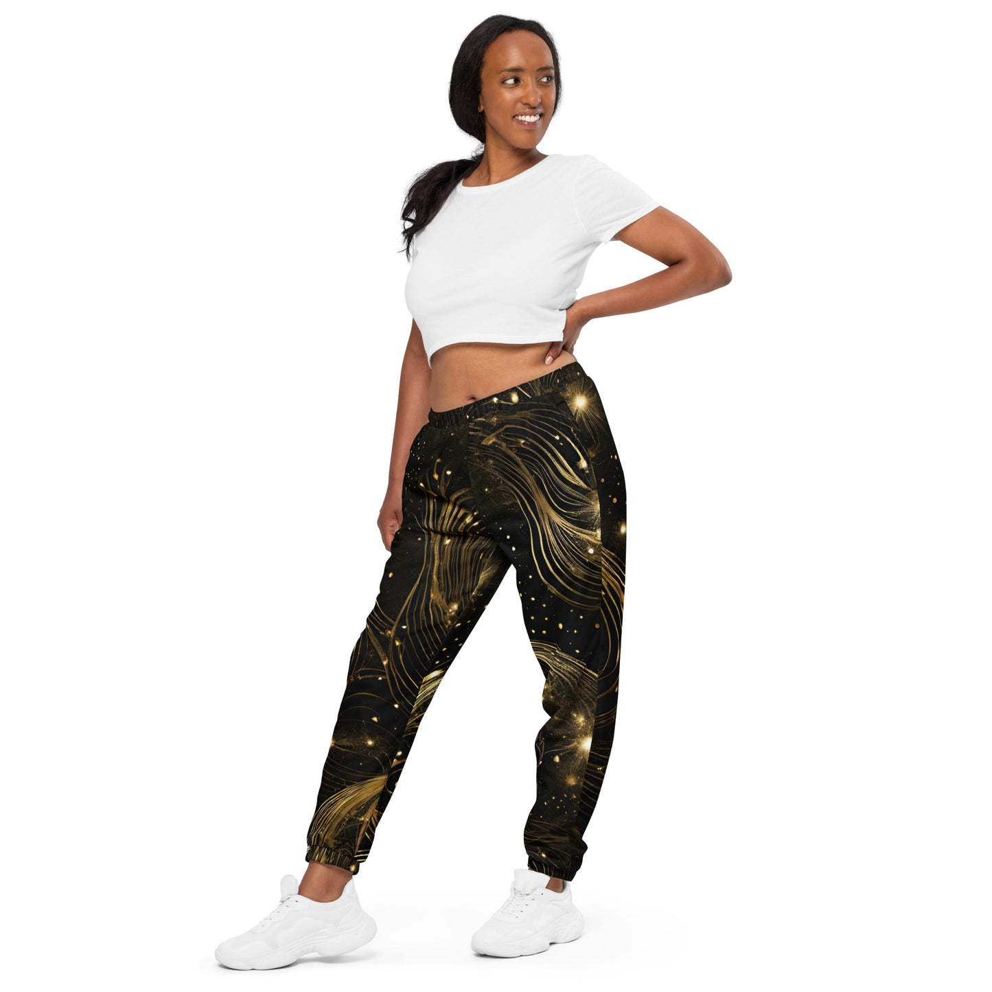 PGP Holiday Midnight Goldscape Unisex Track Pants – Stylish & Comfortable