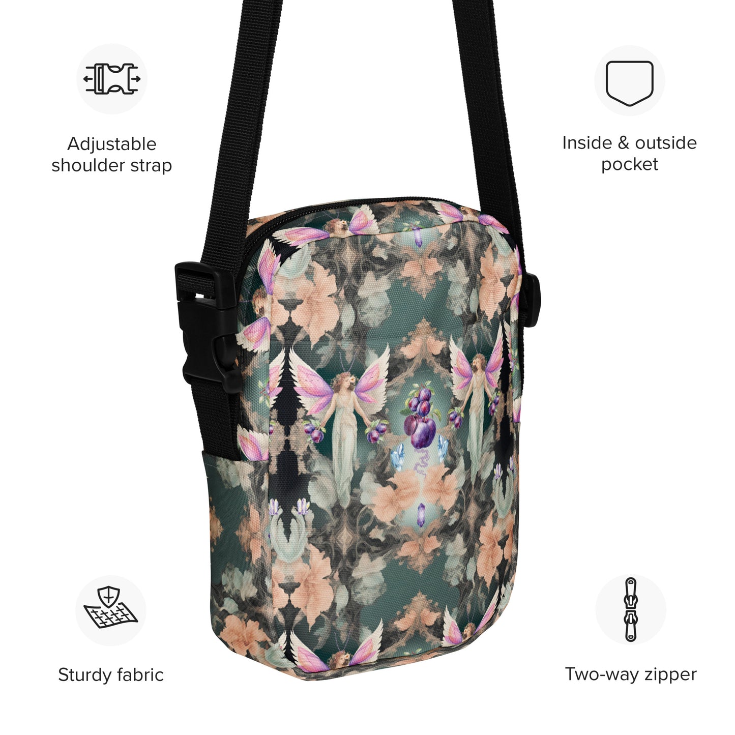 PGP Holiday Sugar Plum Utility Crossbody Bag – Festive and Functional Elegance