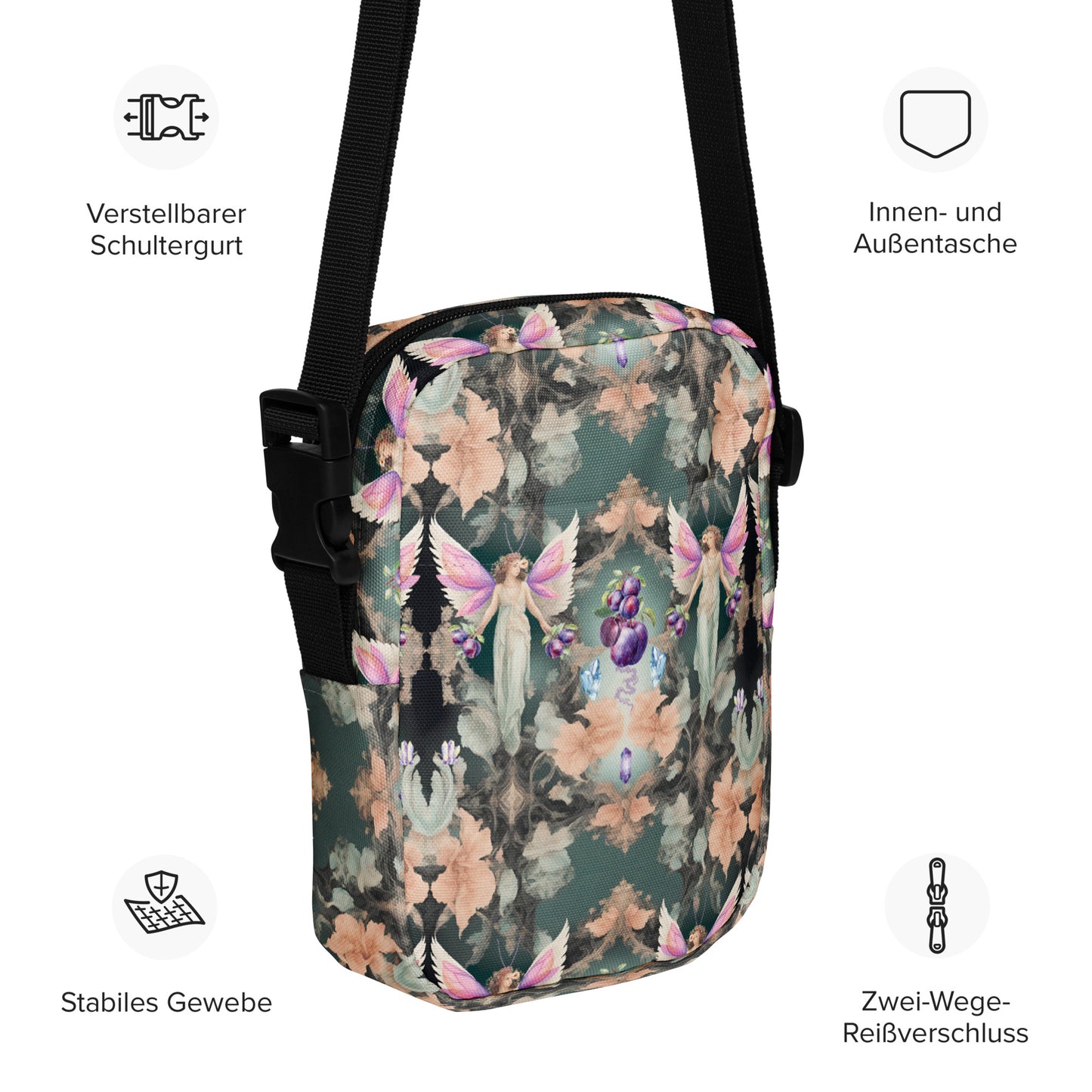 PGP Holiday Sugar Plum Utility Crossbody Bag – Festive and Functional Elegance