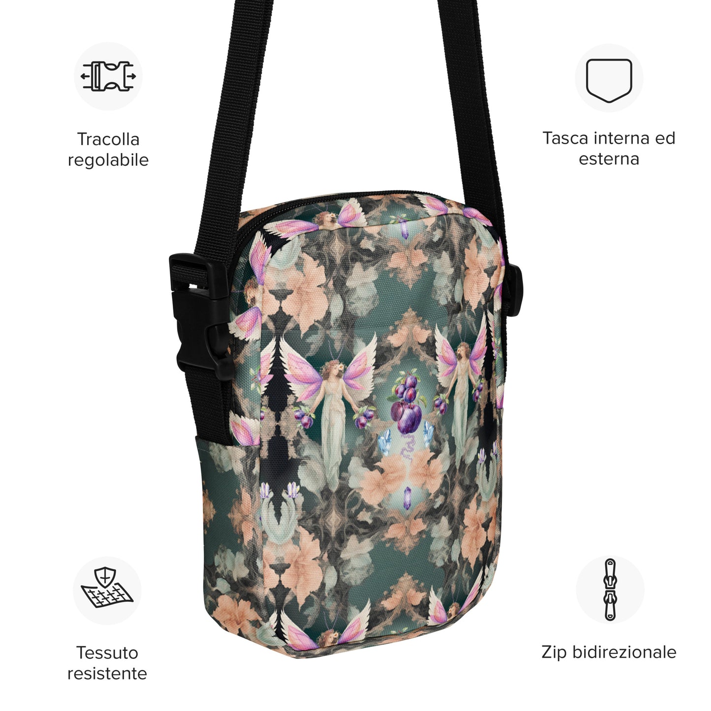 PGP Holiday Sugar Plum Utility Crossbody Bag – Festive and Functional Elegance