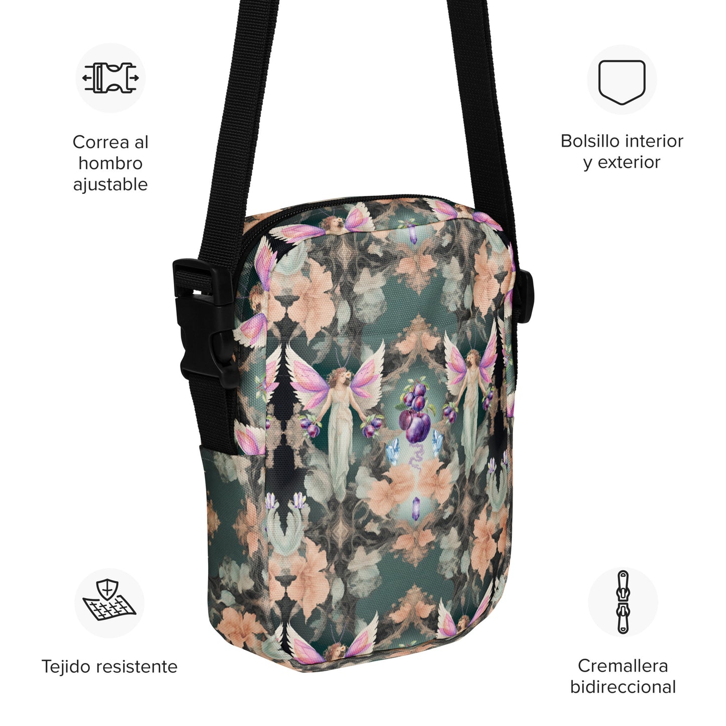 PGP Holiday Sugar Plum Utility Crossbody Bag – Festive and Functional Elegance