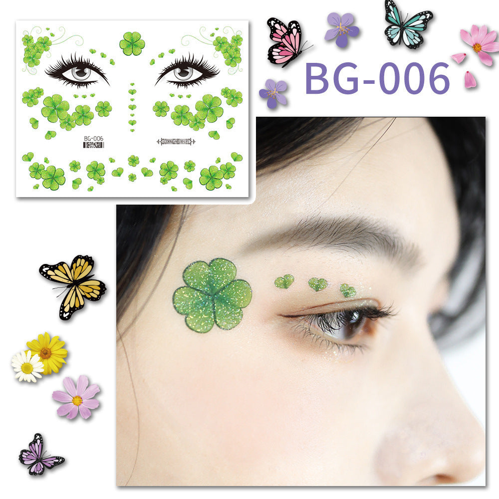 Fairycore Professional Quality Makeup Accents Butterfly Wing Tattoo Stickers And Accessories