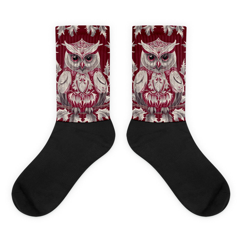 PGP Holiday Socks - Whispers in the Snow Print | Cushioned Comfort & Bold Design