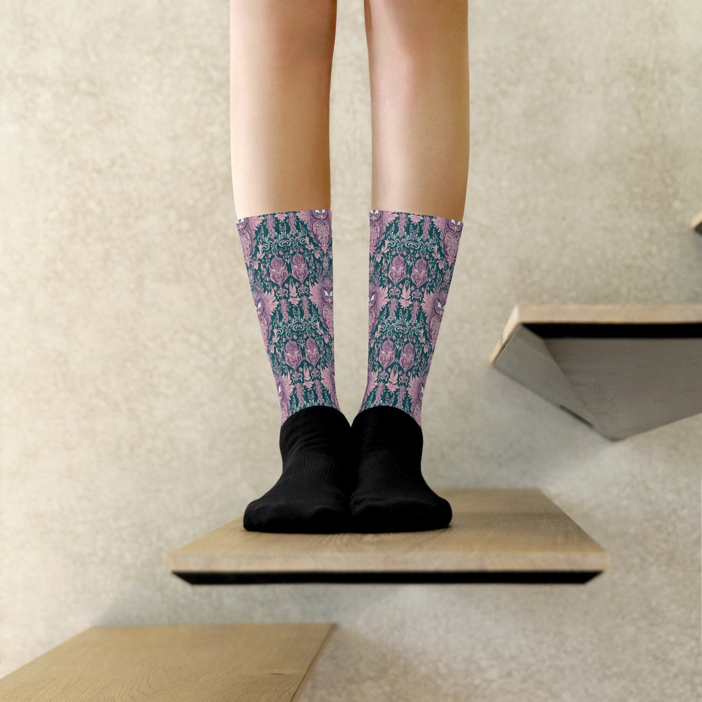 PGP Holiday Socks - Echoes of Elegance Print | Cushioned Comfort & Timeless Style