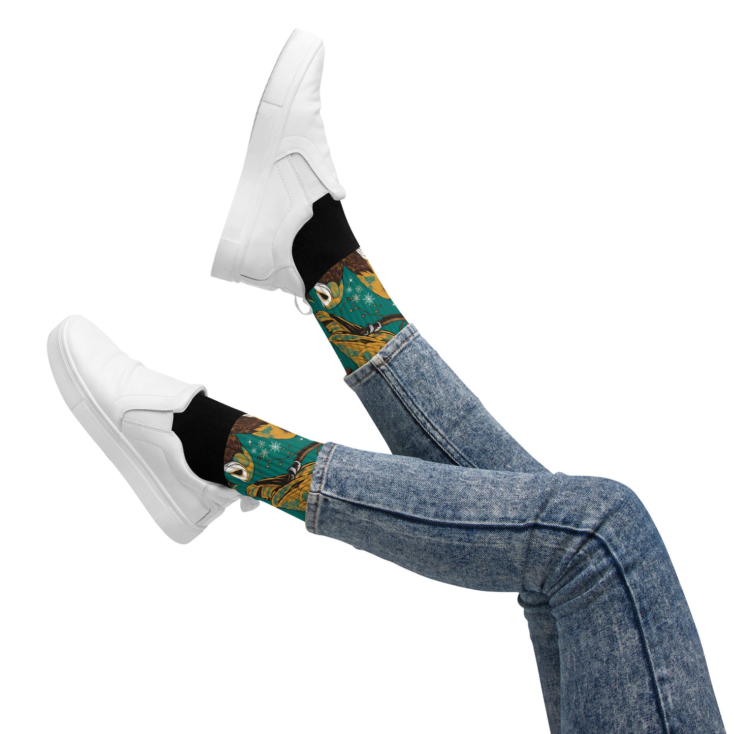 PGP Holiday Socks - Frozen Serenade Print | Cozy Comfort & Winter Elegance