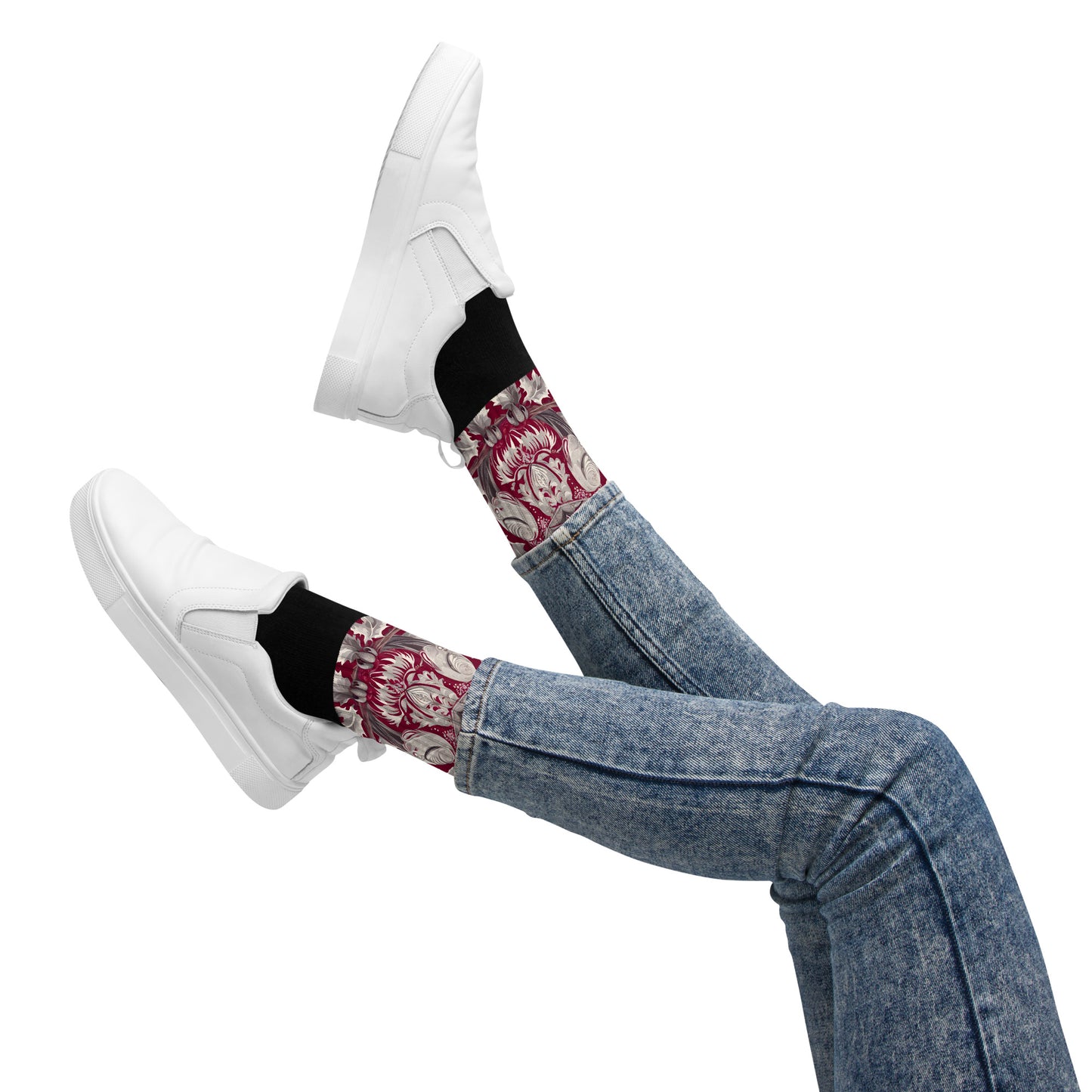 PGP Holiday Socks - Whispers in the Snow Print | Cushioned Comfort & Bold Design