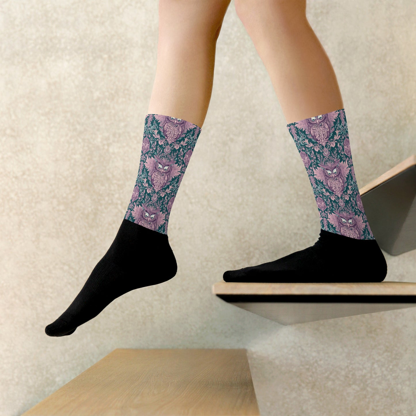 PGP Holiday Socks - Echoes of Elegance Print | Cushioned Comfort & Timeless Style