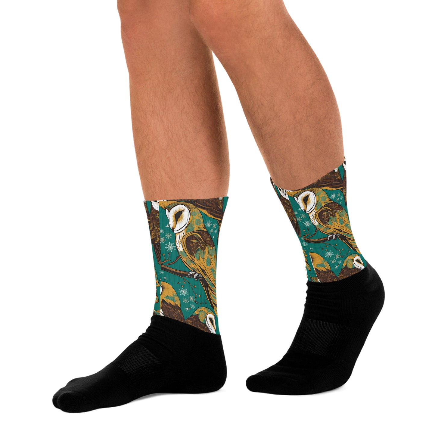 PGP Holiday Socks - Frozen Serenade Print | Cozy Comfort & Winter Elegance