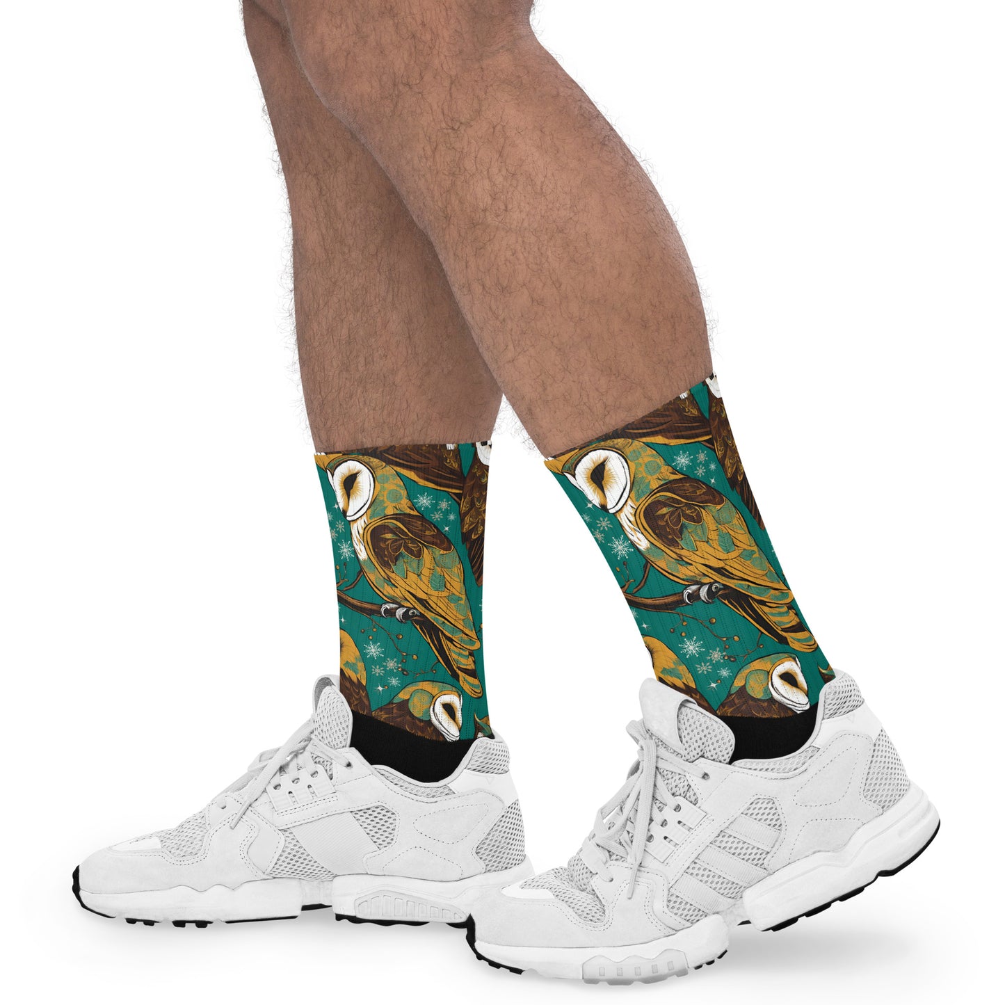 PGP Holiday Socks - Frozen Serenade Print | Cozy Comfort & Winter Elegance