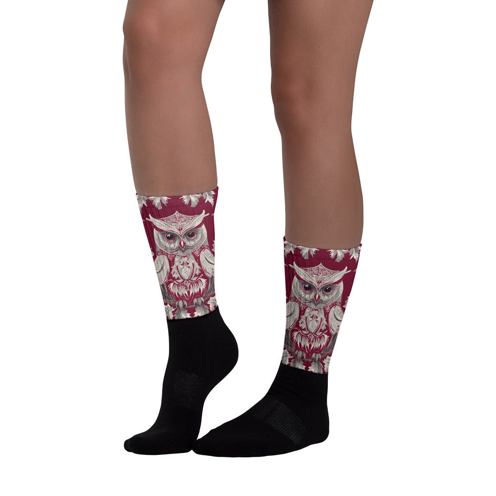PGP Holiday Socks - Whispers in the Snow Print | Cushioned Comfort & Bold Design