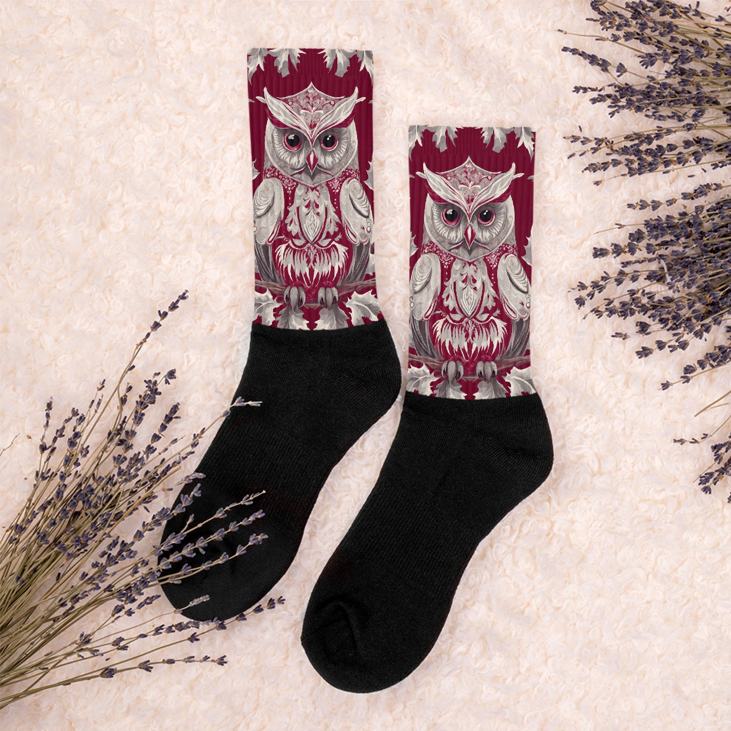 PGP Holiday Socks - Whispers in the Snow Print | Cushioned Comfort & Bold Design