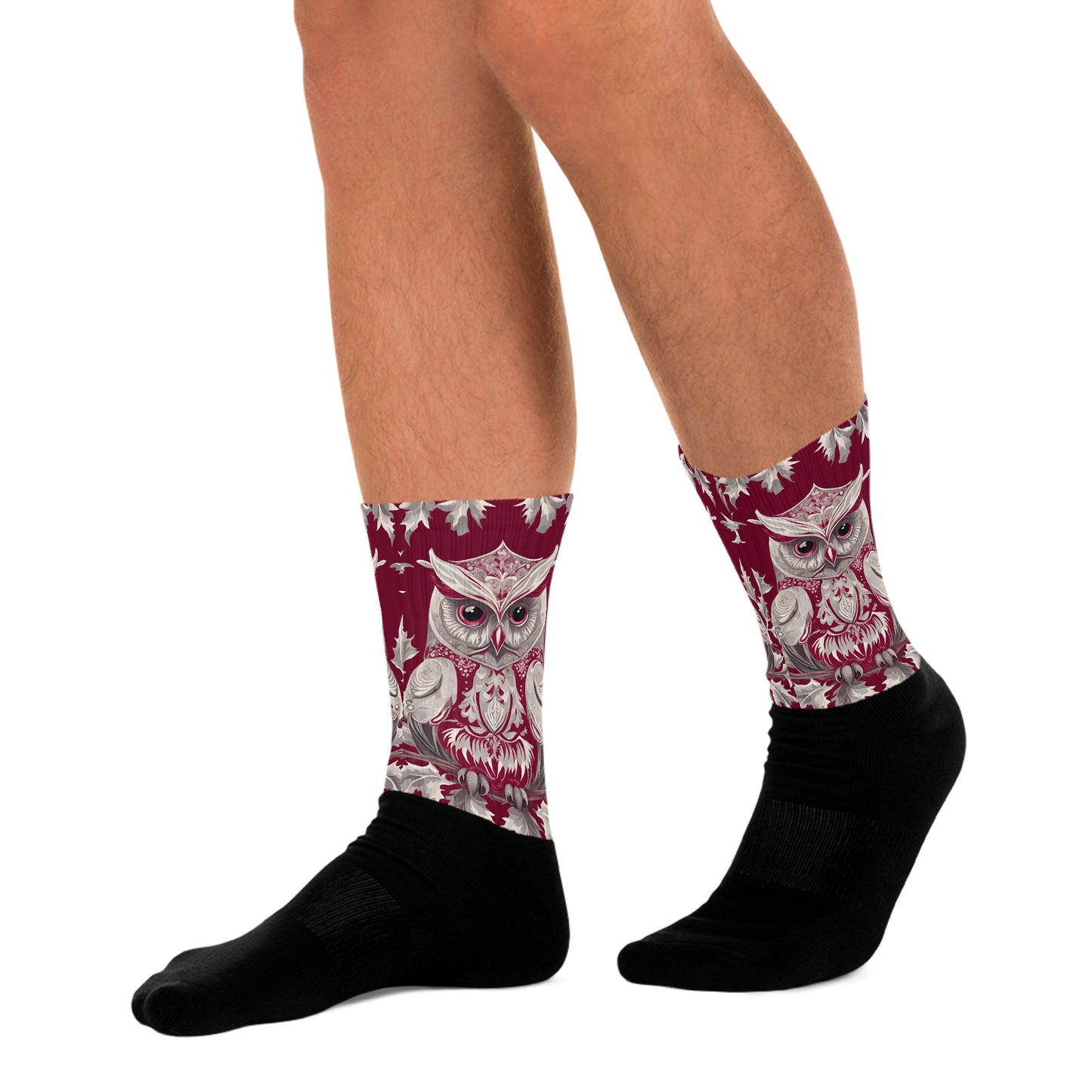 PGP Holiday Socks - Whispers in the Snow Print | Cushioned Comfort & Bold Design