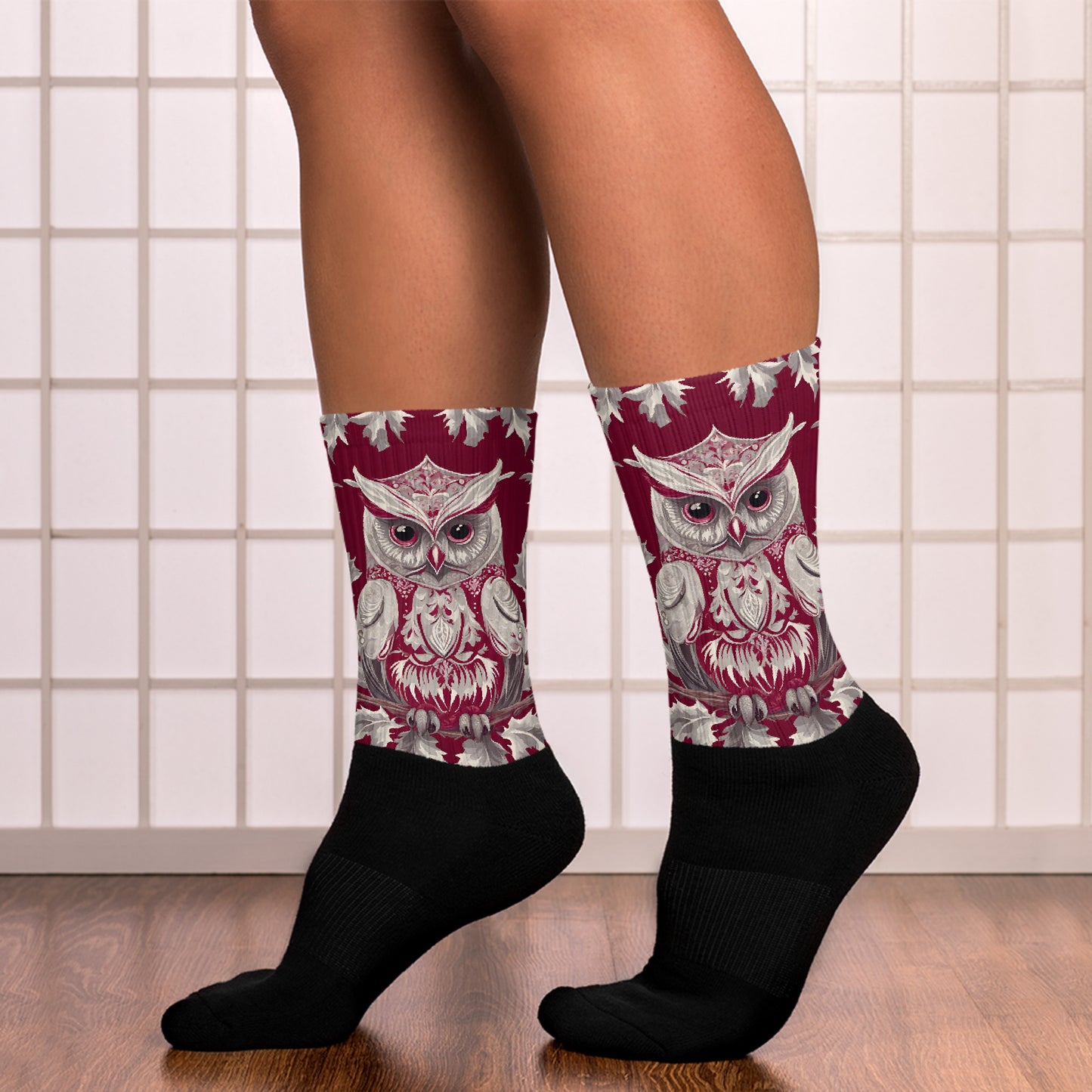 PGP Holiday Socks - Whispers in the Snow Print | Cushioned Comfort & Bold Design