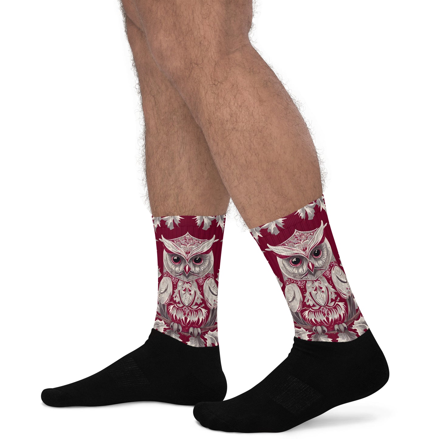 PGP Holiday Socks - Whispers in the Snow Print | Cushioned Comfort & Bold Design