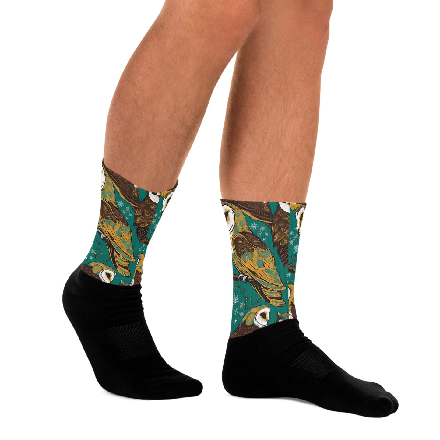 PGP Holiday Socks - Frozen Serenade Print | Cozy Comfort & Winter Elegance